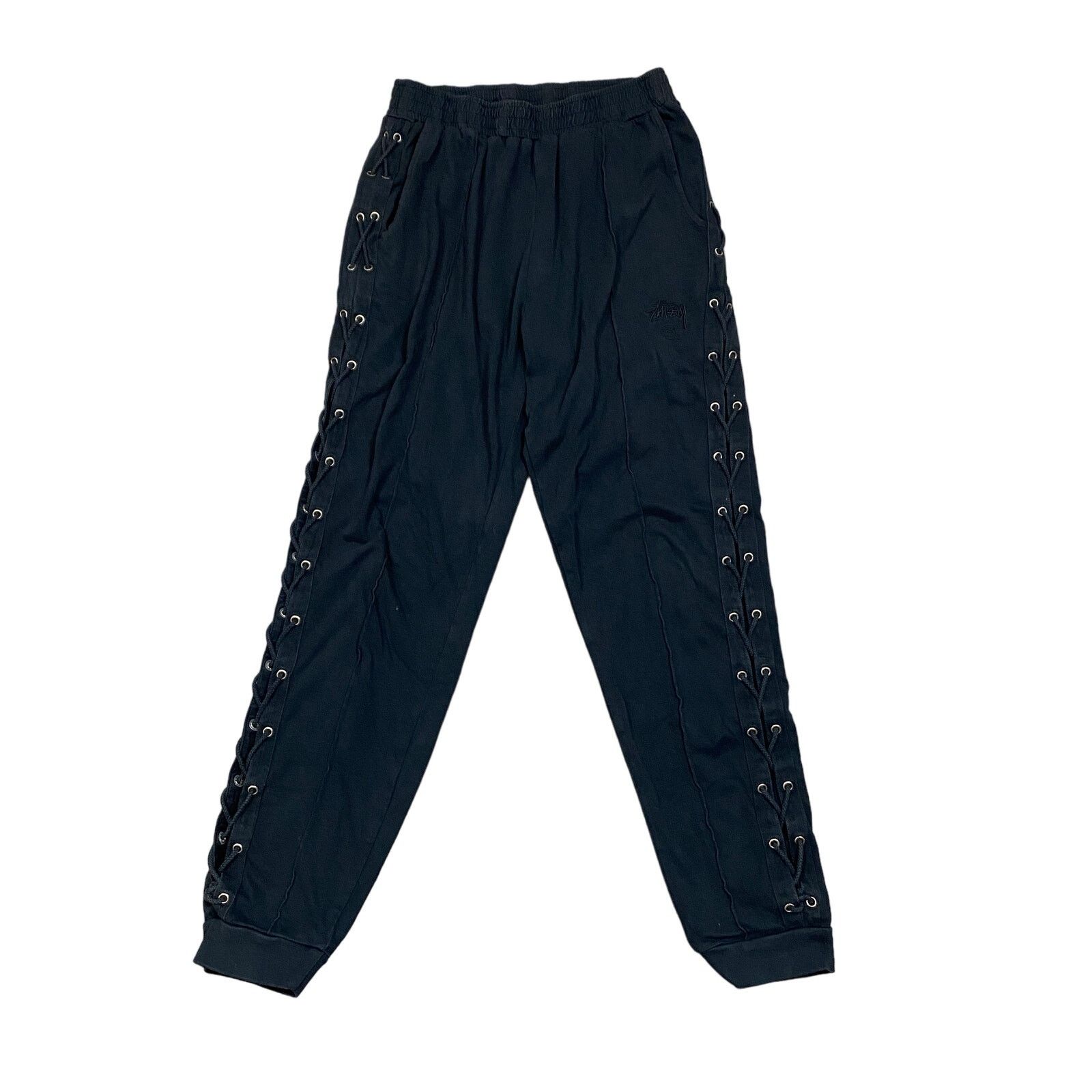 Stussy Rare Stussy Side Lace Up Joggers Sweatpants Women's 6 Size 28" / US 6 / IT 42 - 1 Thumbnail