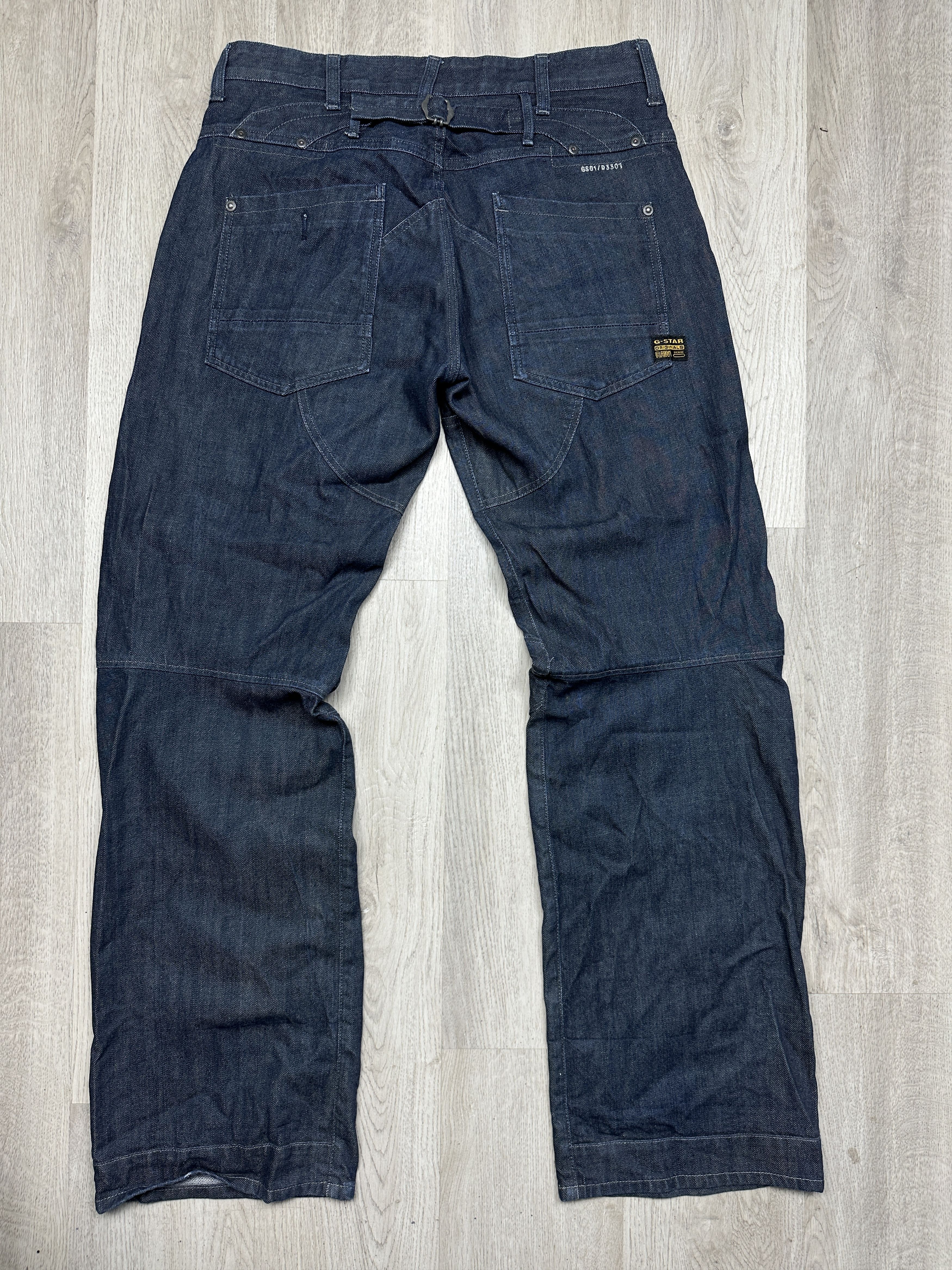 G-Star G Star Raw Mens Storm Elwood Denim Pants Jeans Double Knee Size US 34 / EU 50 - 5 Thumbnail