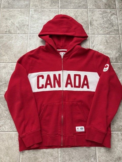 USA Olympics Vintage Canada Olympics Zip-Up Hoodie Size US L / EU 52-54 / 3 - 1 Thumbnail