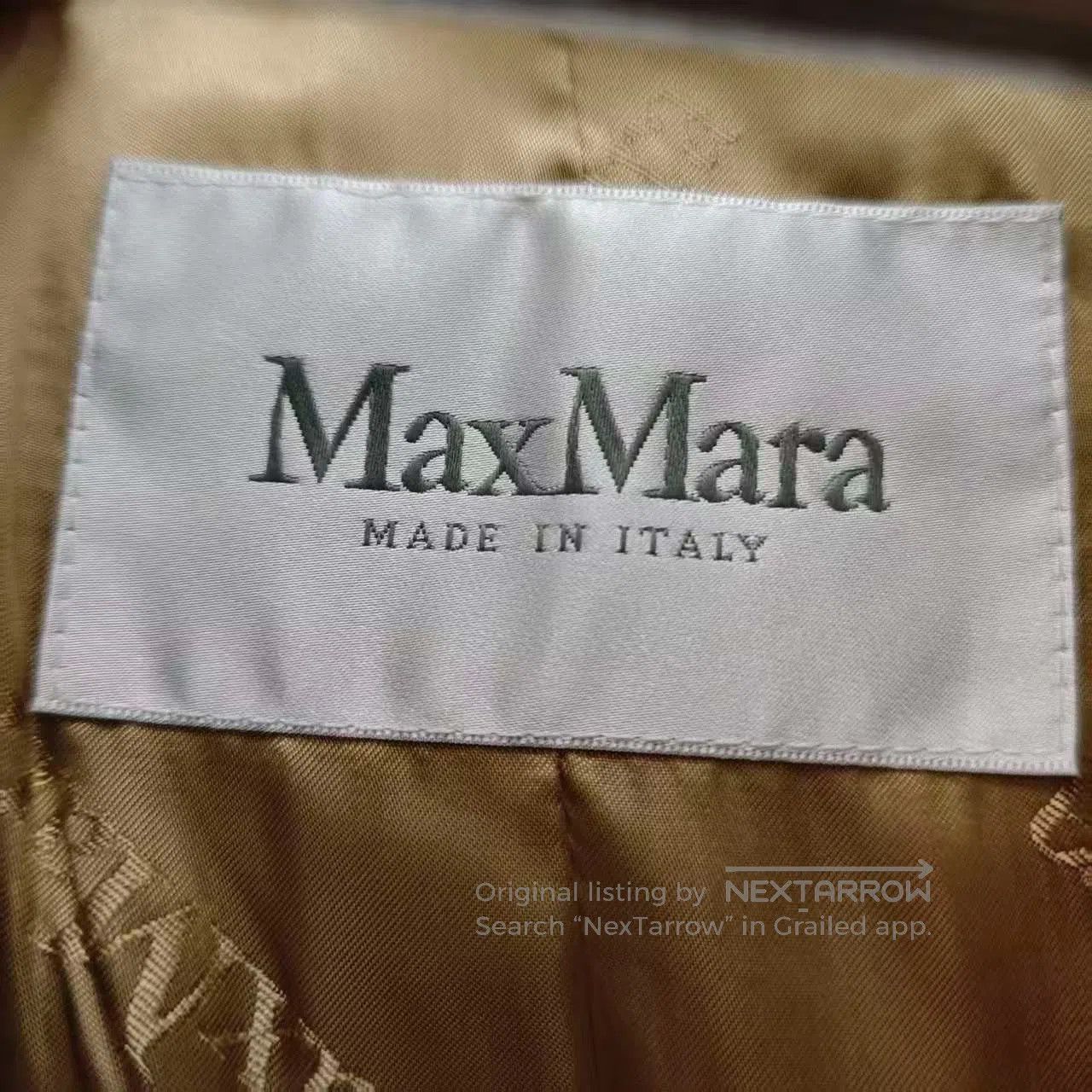 Max Mara MaxMara Camel Hair Blazer Collar Coat. Size S / US 4 / IT 40 - 3 Thumbnail