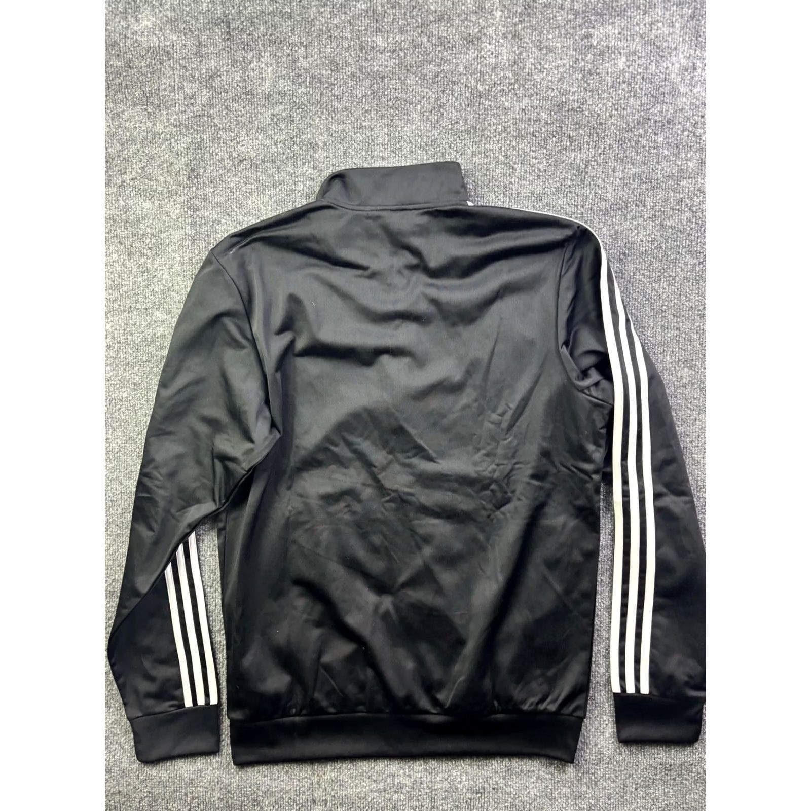 Adidas Adidas Jacket Mens M Black 3 Stripe Track Full Zip Pockets Lightweight Casual Size US M / EU 48-50 / 2 - 7 Thumbnail