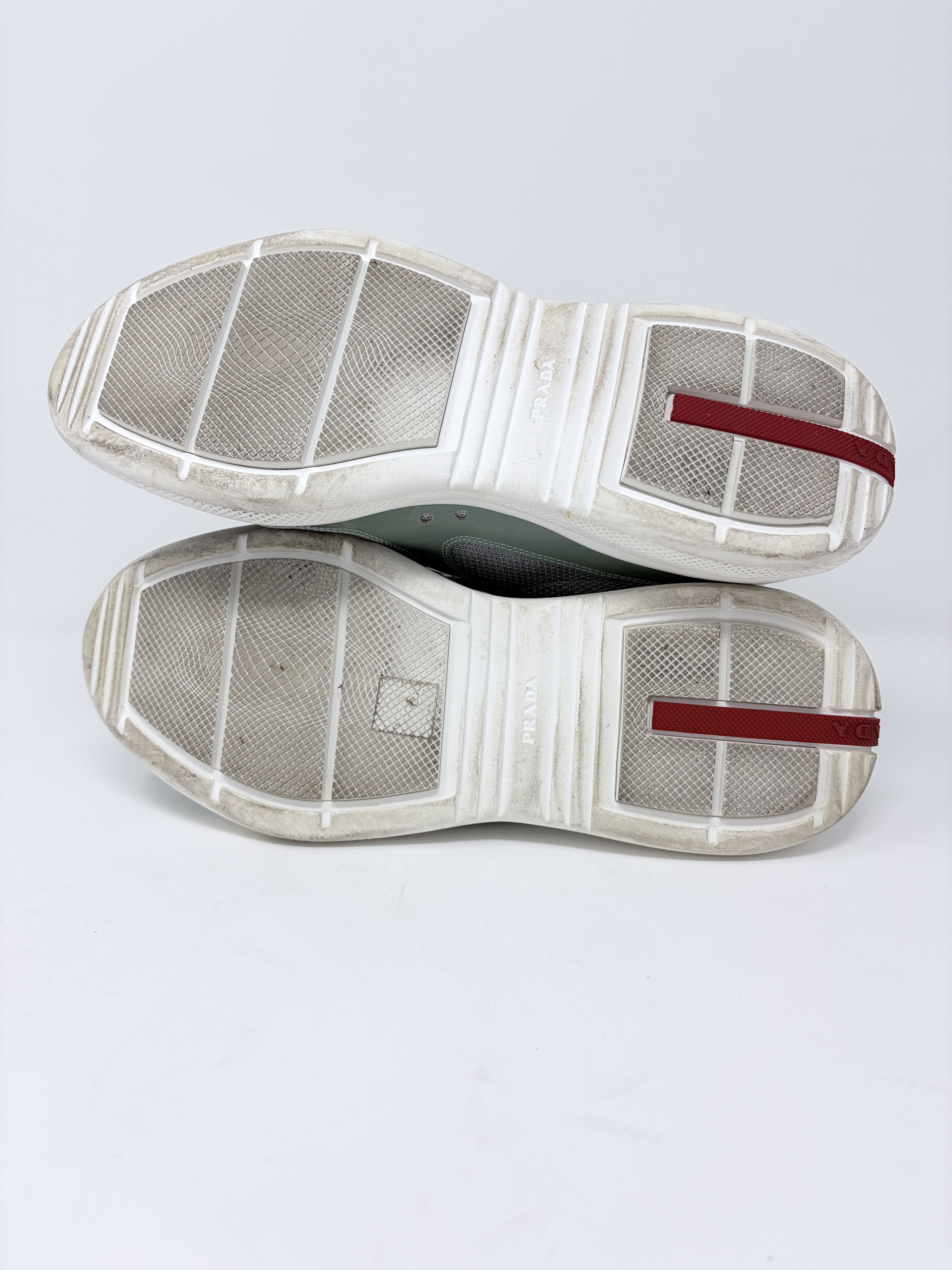 Prada Prada America's Cups Sage Green Patent Leather (Prada 7) Size US 8 / EU 41 - 7 Thumbnail