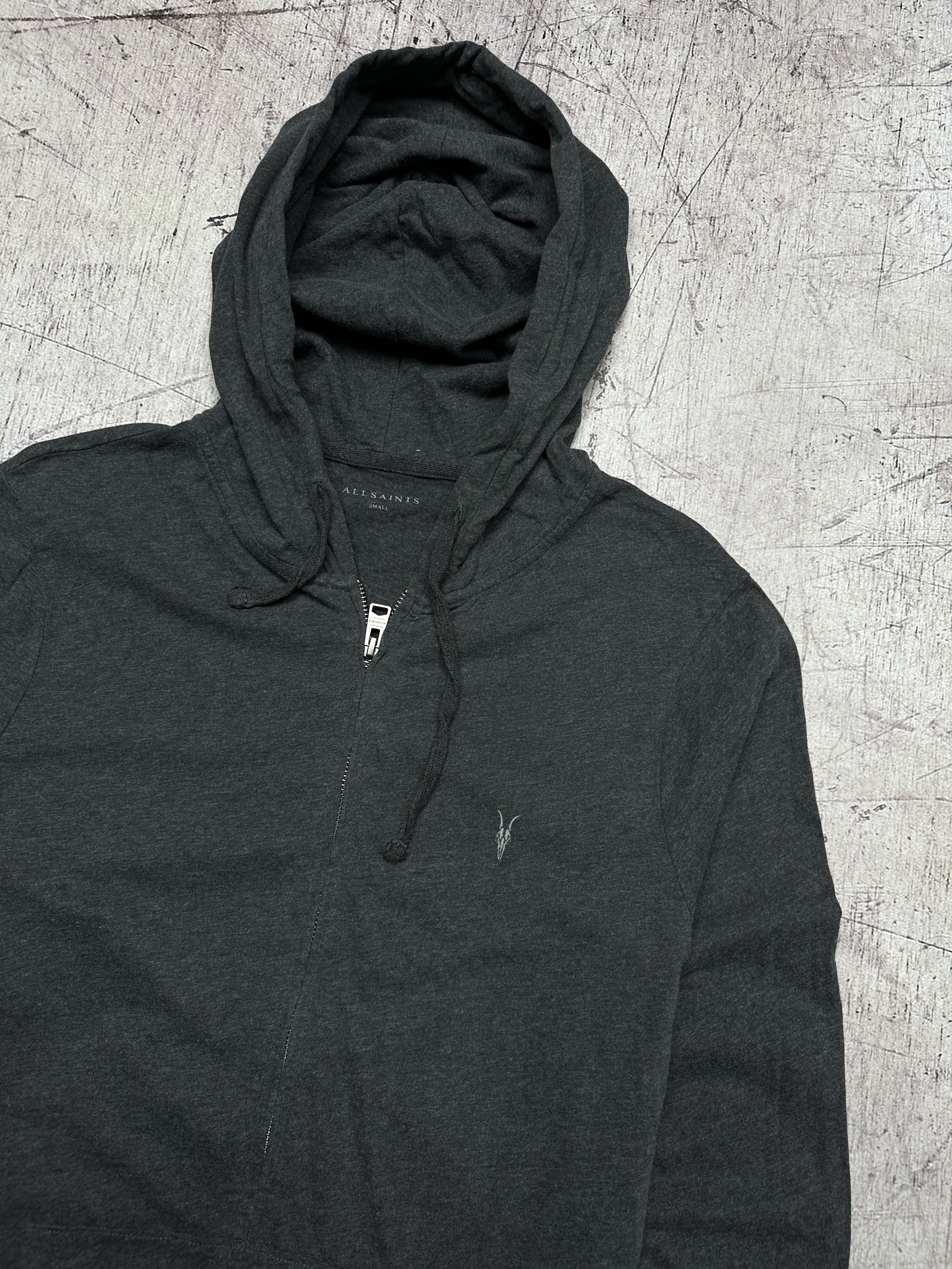 Allsaints Allsaints Mens Light Brace Zip Hoodie Size US S / EU 44-46 / 1 - 2 Thumbnail
