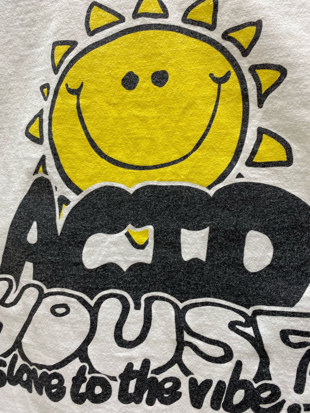 Gildan × Vintage AGCM ACID HOUSE SMILEY FACE RAVE TEE SHIRT Size US S / EU 44-46 / 1 - 15 Thumbnail