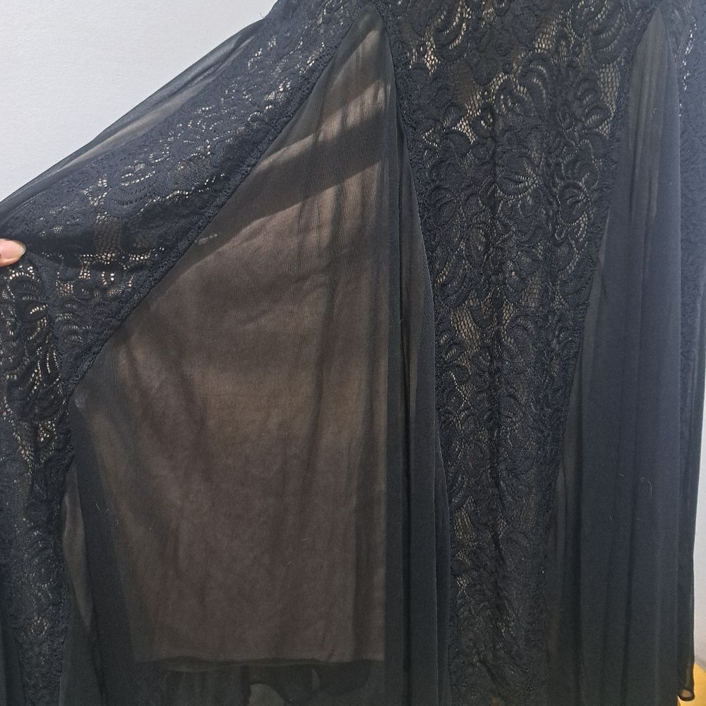 Alex Evenings Alex Evenings Long Lace Elegant Romantic Goth Maxi Gown Size Size XL / US 12-14 / IT 48-50 - 11 Thumbnail