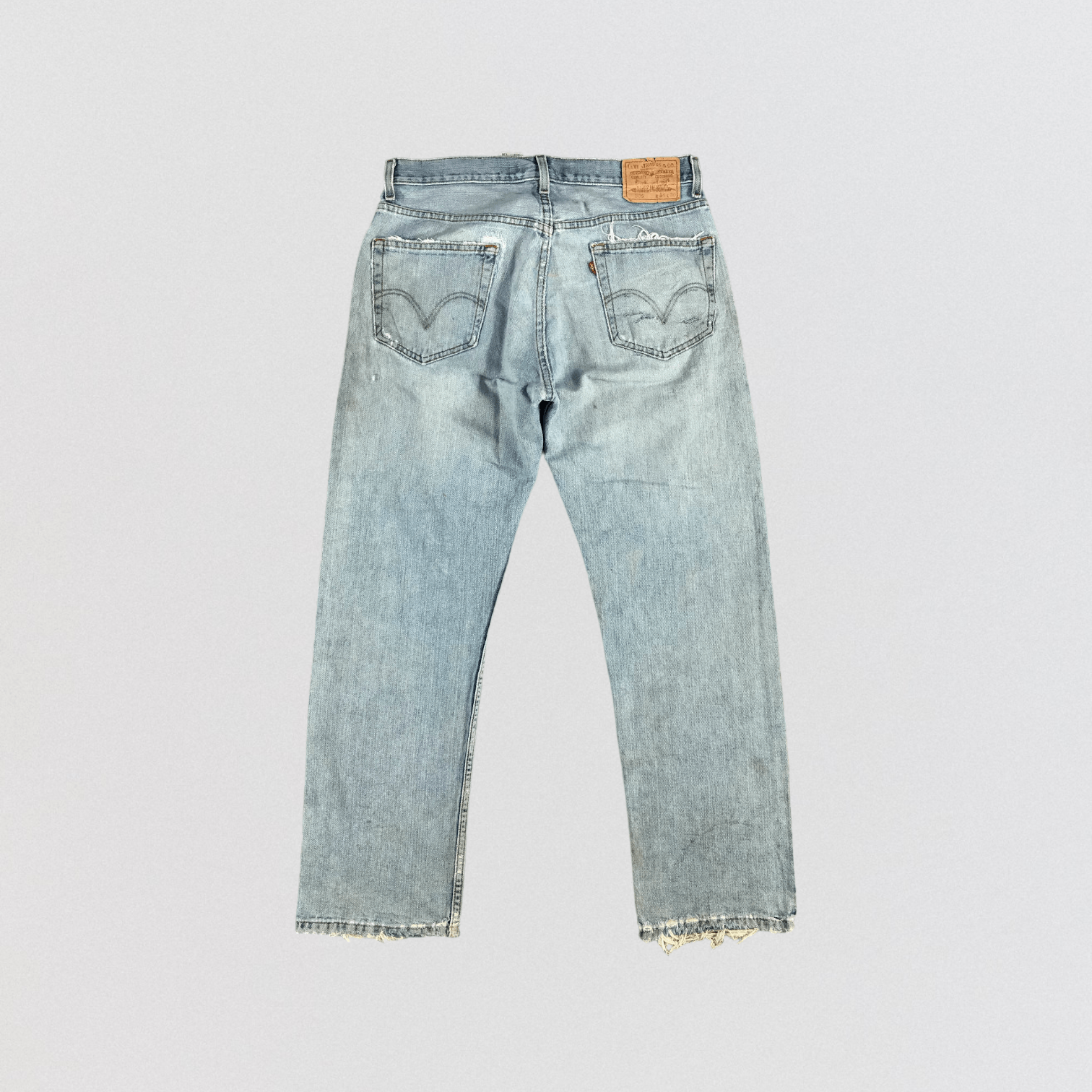 Levi's × Vintage Vintage Light Wash Levis 505 Jeans-JM2493 Size US 35 - 2 Thumbnail