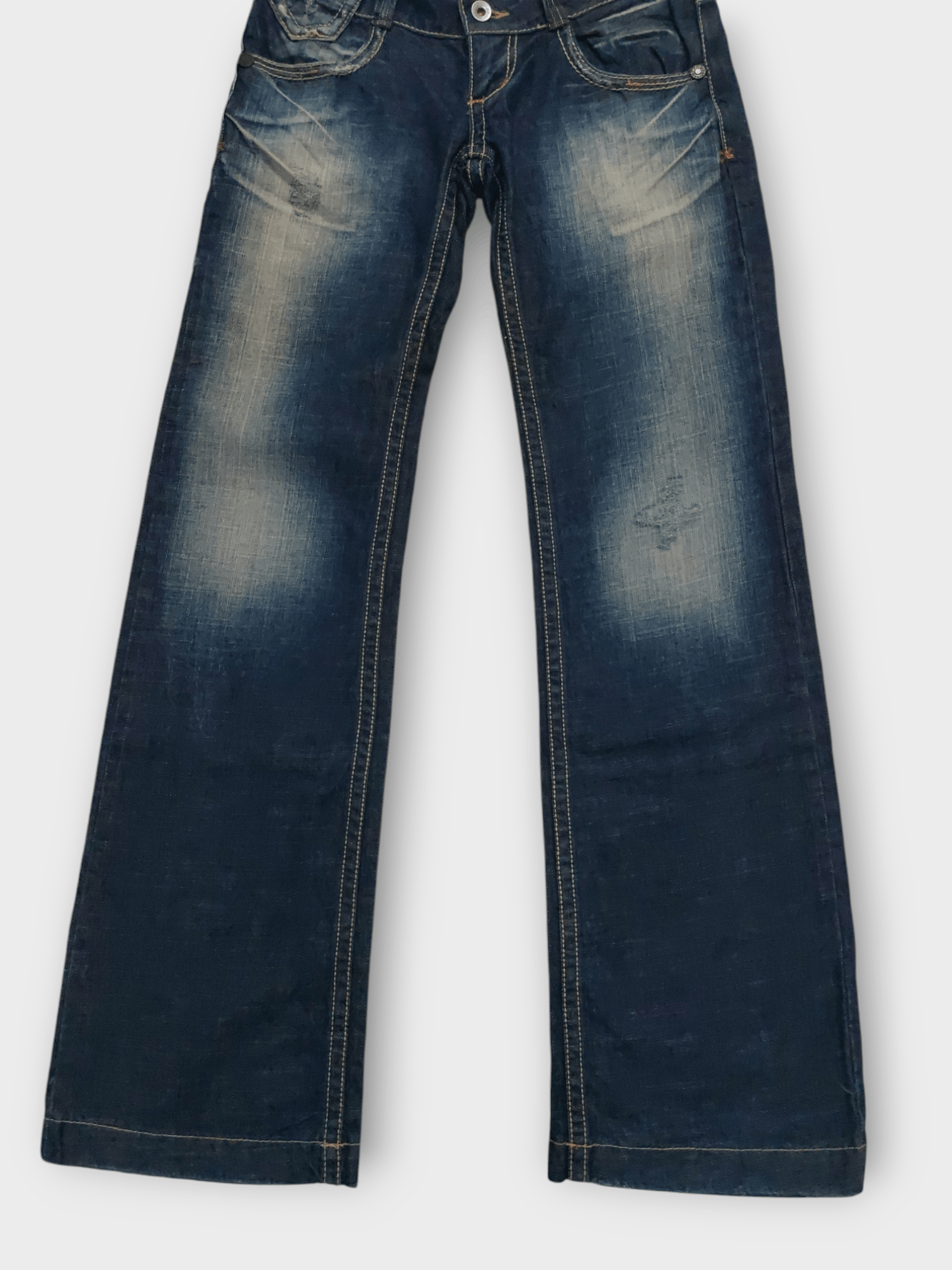 If Six Was Nine × Japanese Brand 🔥Red Pepper Jeans Flare Embroidery Florish Size 26" / US 2 / IT 38 - 9 Thumbnail