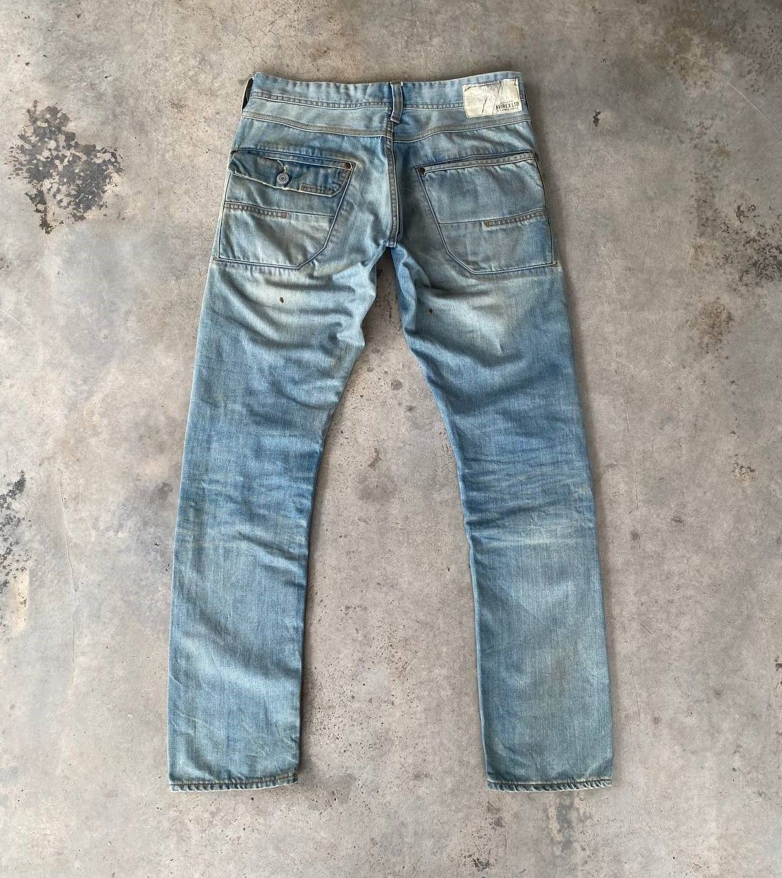 Avirex VINTAGE AVIREX BUSHPANT DENIM RUSTY WASH DIRTY STRAIGHT LEG Size US 30 / EU 46 - 15 Thumbnail
