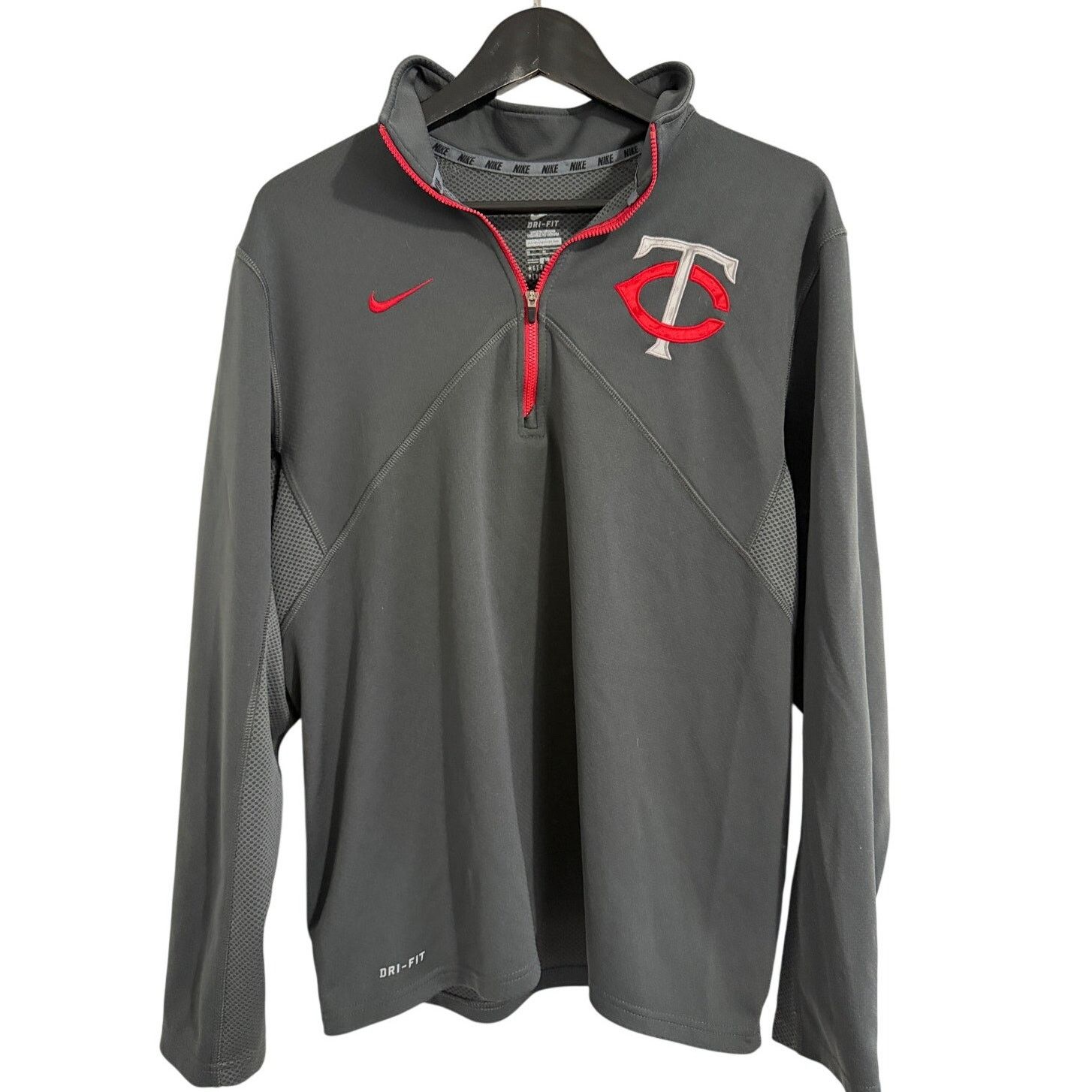 Nike Minnesota Twins Nike 1/4-Zip Pullover Men's Size Medium Size US M / EU 48-50 / 2 - 1 Thumbnail