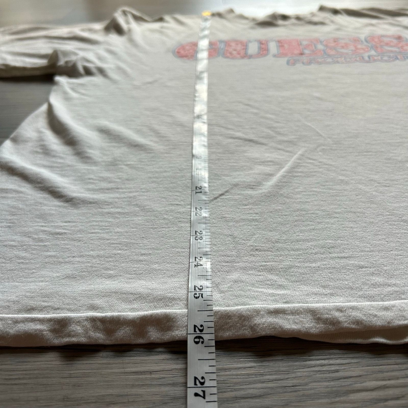 Guess Vtg 80s GUESS Products Vintage Puff Print Star Logo T-Shirt Size US XL / EU 56 / 4 - 5 Thumbnail