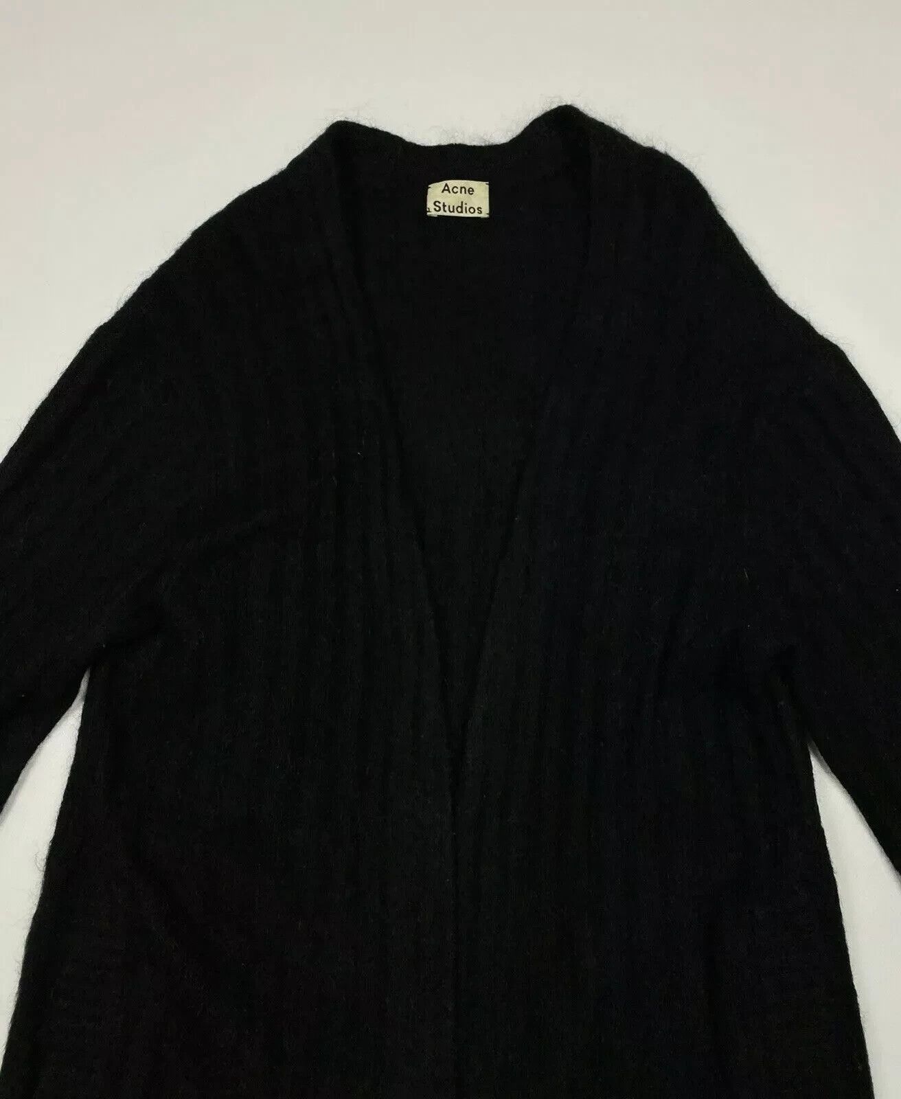 Acne Studios Acne Studios Raya Short Rib Mohair Wool Cardigan Womens Size XS / US 0-2 / IT 36-38 - 12 Thumbnail