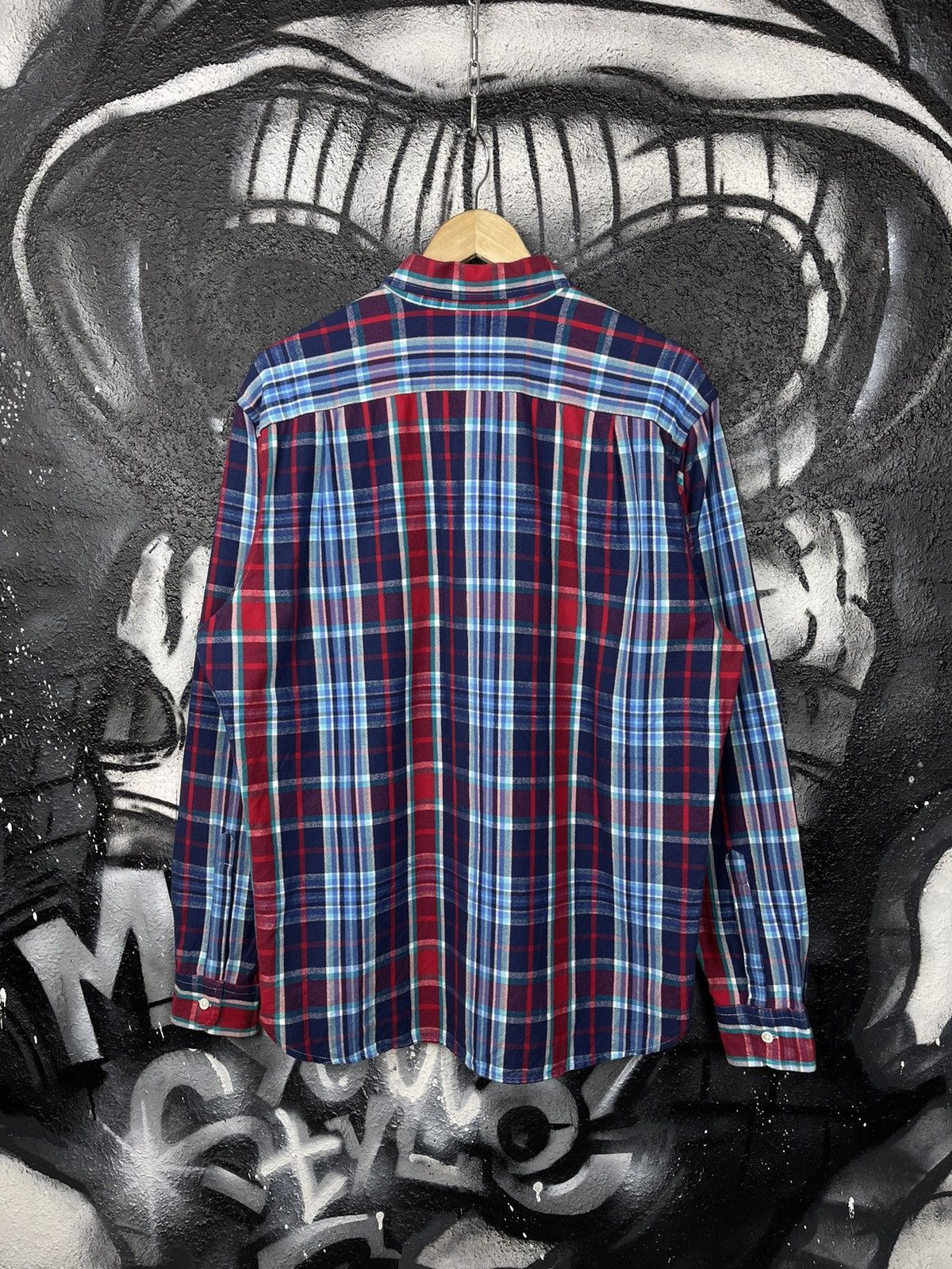 Psycho Bunny Psycho Bunny Single Needle Flannel Long Sleeve Shirt Men’s L Size US L / EU 52-54 / 3 - 5 Thumbnail