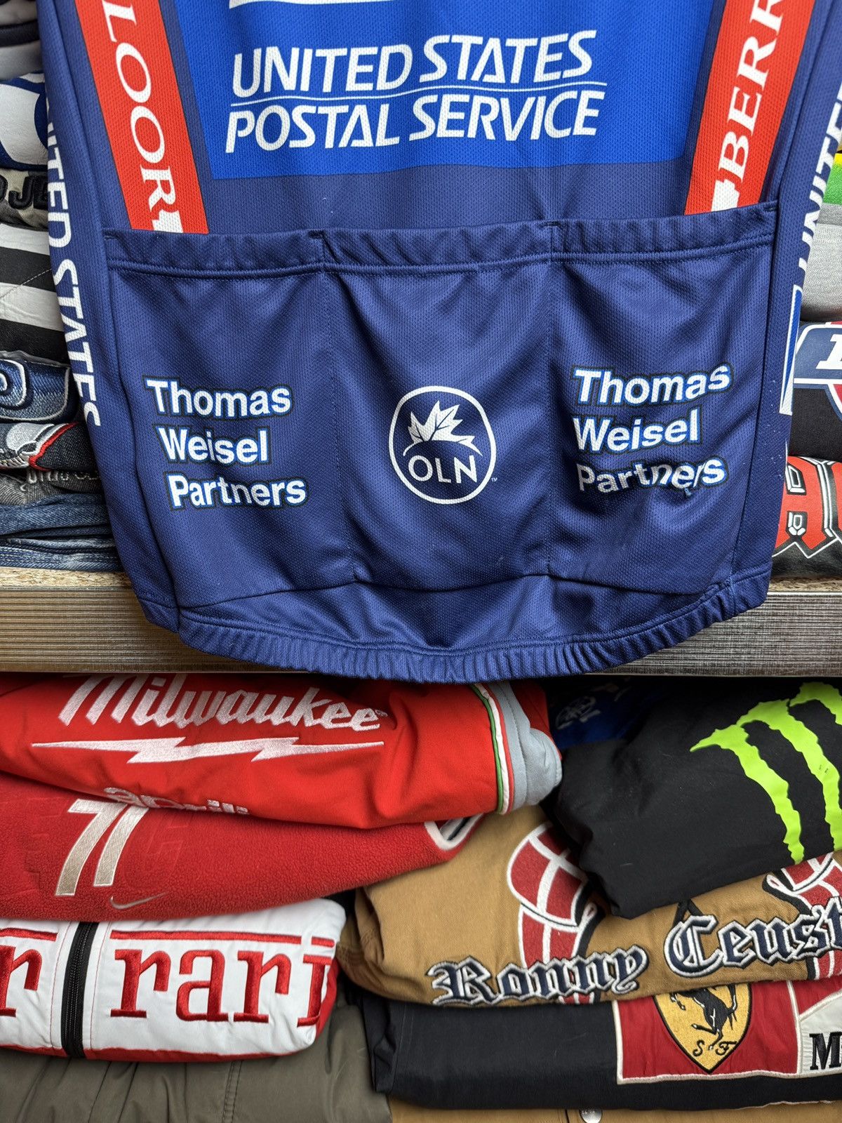 Other USPS Cycling Jersey Nike Subaru Trek Pockets Half-Zip Size US M / EU 48-50 / 2 - 9 Thumbnail
