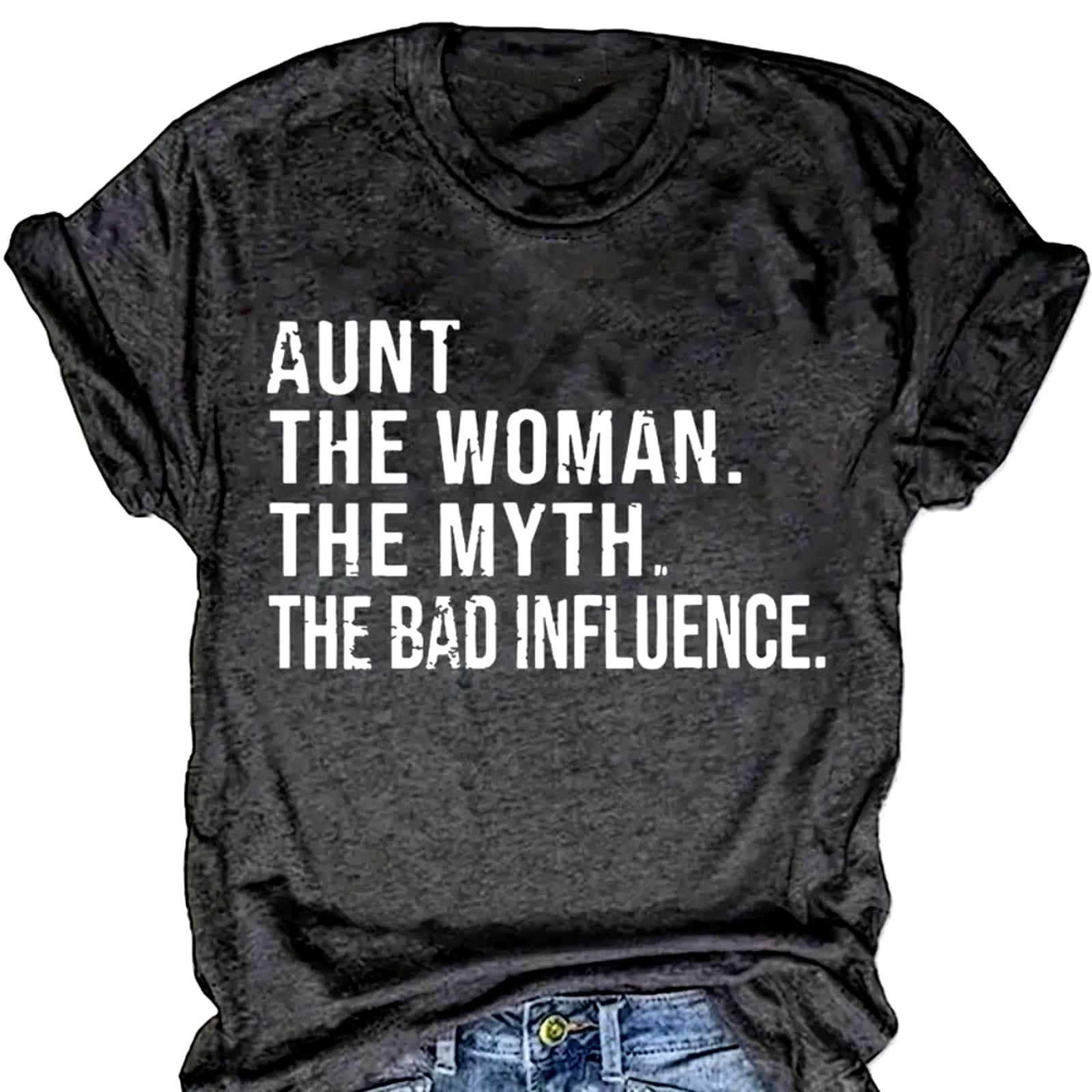 Other Aunt. The Woman. Crew Neck T-shirt Deep Gray size 8/10 Size L / US 10 / IT 46 - 2 Thumbnail