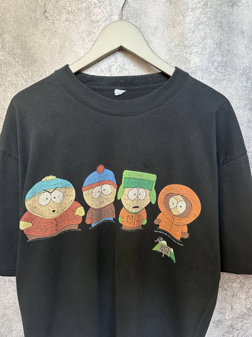 Cartoon Network South Park Vintage 1998 T-Shirt Comedy Central Crew Tee Size US XL / EU 56 / 4 - 5 Thumbnail