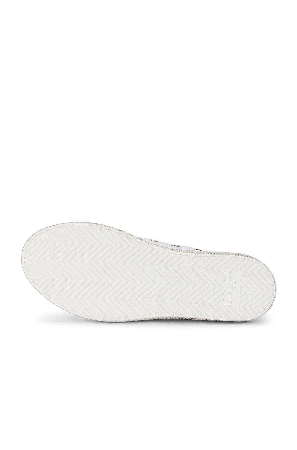 Saint Laurent Paris o1s1wg111024 Malibu Mid-Top Sneakers Canvas Leather White Size US 6 / IT 36 - 6 Thumbnail