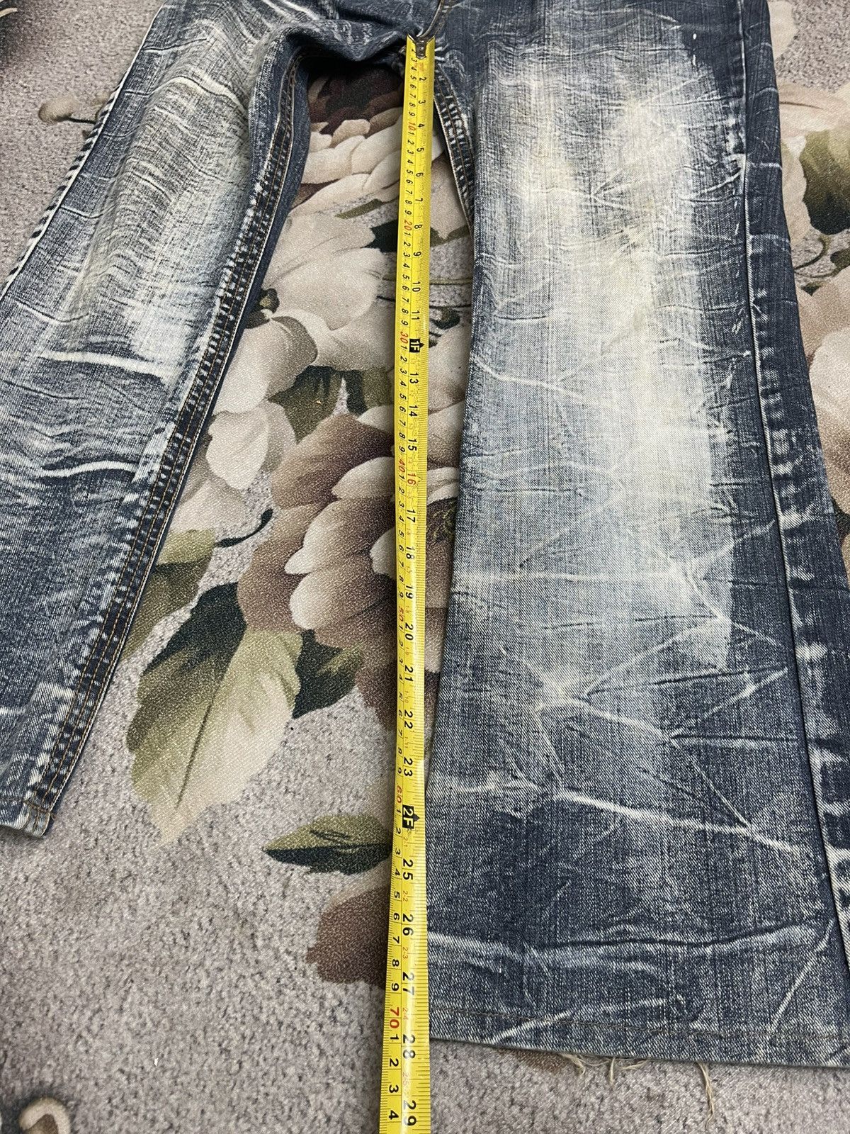 Japanese Brand Sky Bomber Jeans Streetwear Size US 35 - 18 Thumbnail