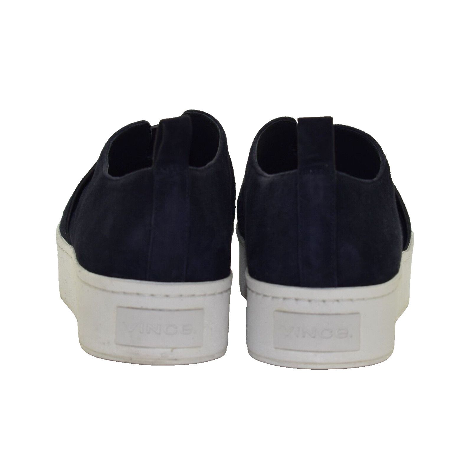 Vince VINCE Wallace Navy Suede Platform Skate Sneaker Shoes Size 9 Size US 9 / IT 39 - 4 Thumbnail