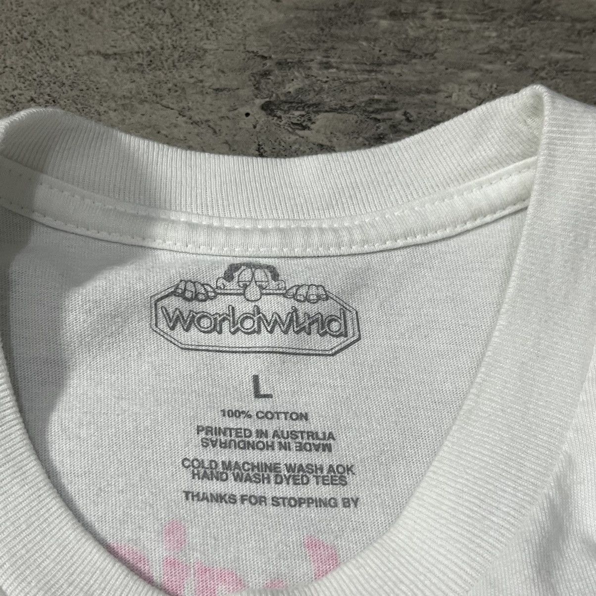 Other World Wind Worldwide SS Tee - White Size US L / EU 52-54 / 3 - 8 Thumbnail