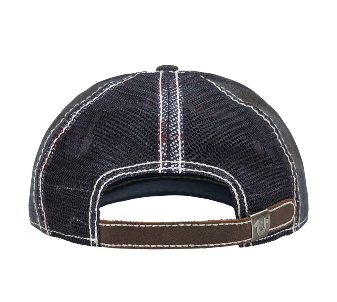 Supreme × True Religion Supreme True Religion 6-Panel Hat Indigo FW25 Size ONE SIZE - 3 Thumbnail