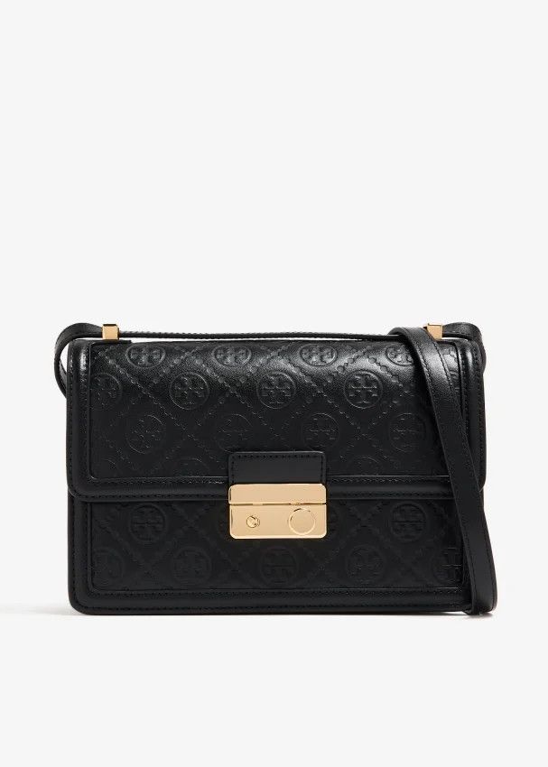 Tory Burch o1s22i1n1024 Size: OS / Leather T Monogram Shoulder Bag Size ONE SIZE - 1 Thumbnail