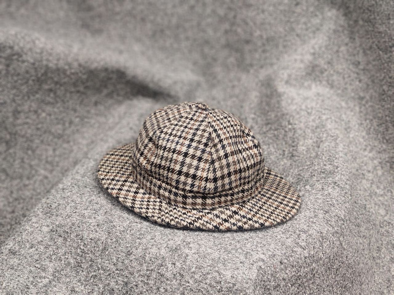 Barbour Vintage 70's Barbour Wool Tweed Sherlock Holmes trilby hat Size ONE SIZE - 4 Thumbnail