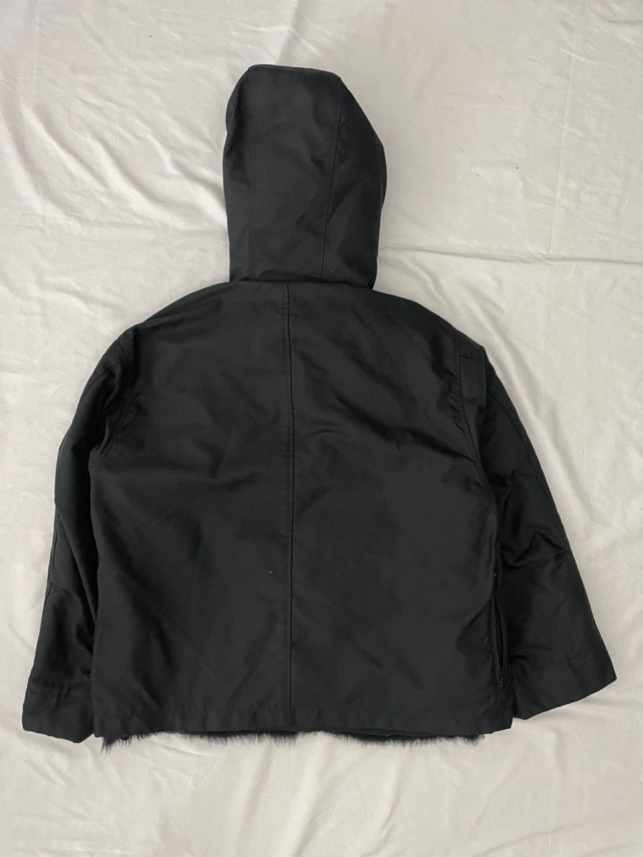 Helmut Lang Helmut lang a/w 2000 black ballistic nylon jacket fur lining Size US S / EU 44-46 / 1 - 5 Thumbnail