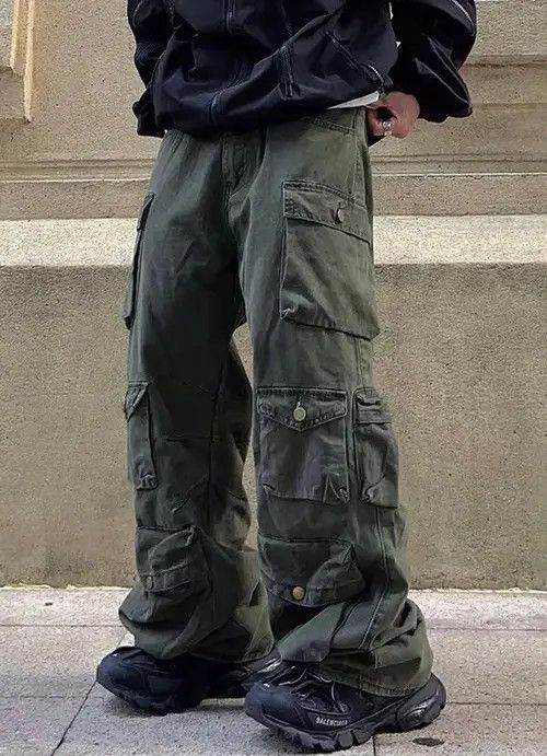 Jean Utility grunge multi pocket cargo pants Size US 30 / EU 46 - 1 Thumbnail