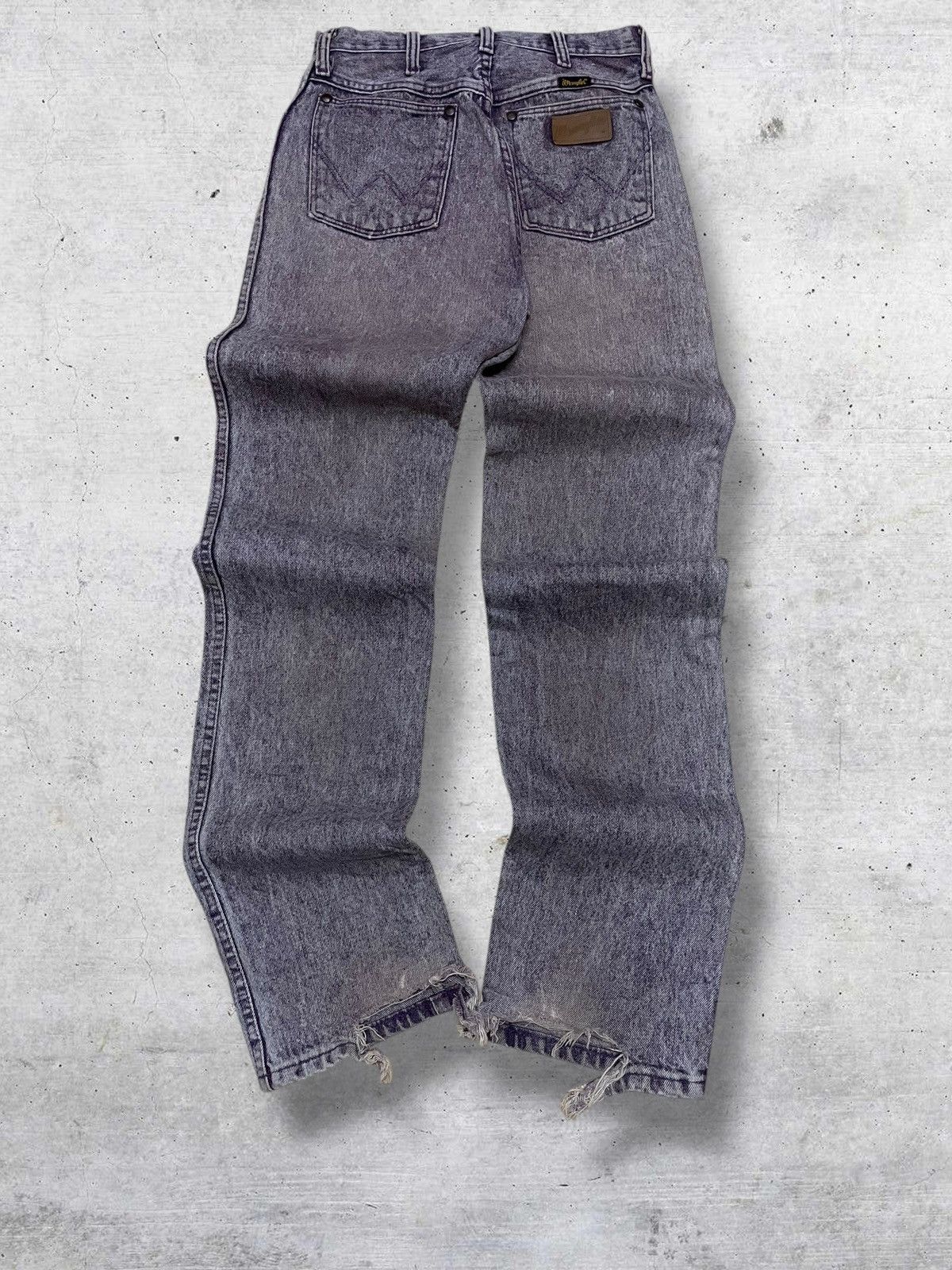 Wrangler VINTAGE WRANGLER DESIGNER USA OG PURPLE FADED POP DENIM Size US 27 - 10 Thumbnail