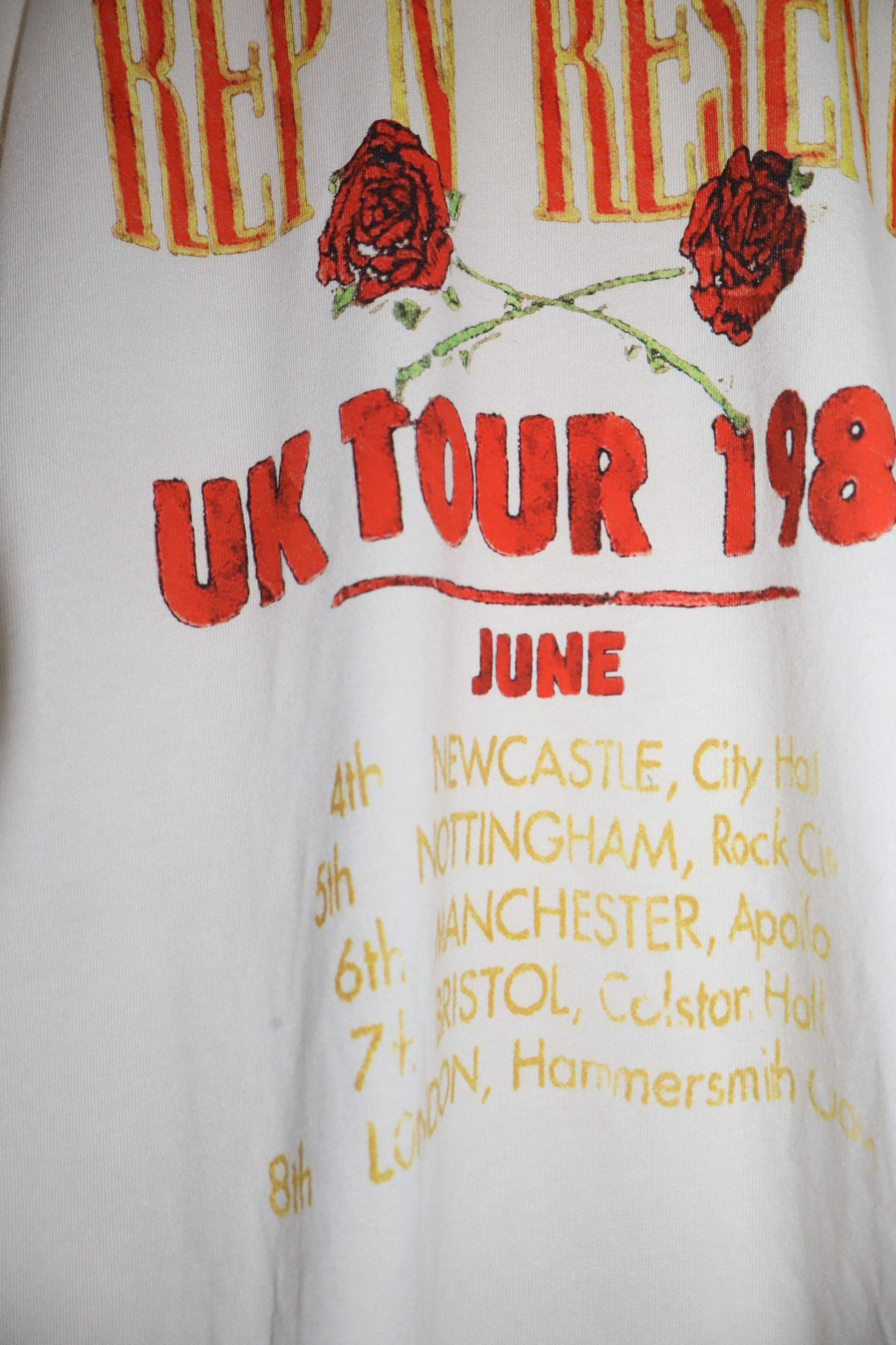 UK TOUR 1987 TSHIRT