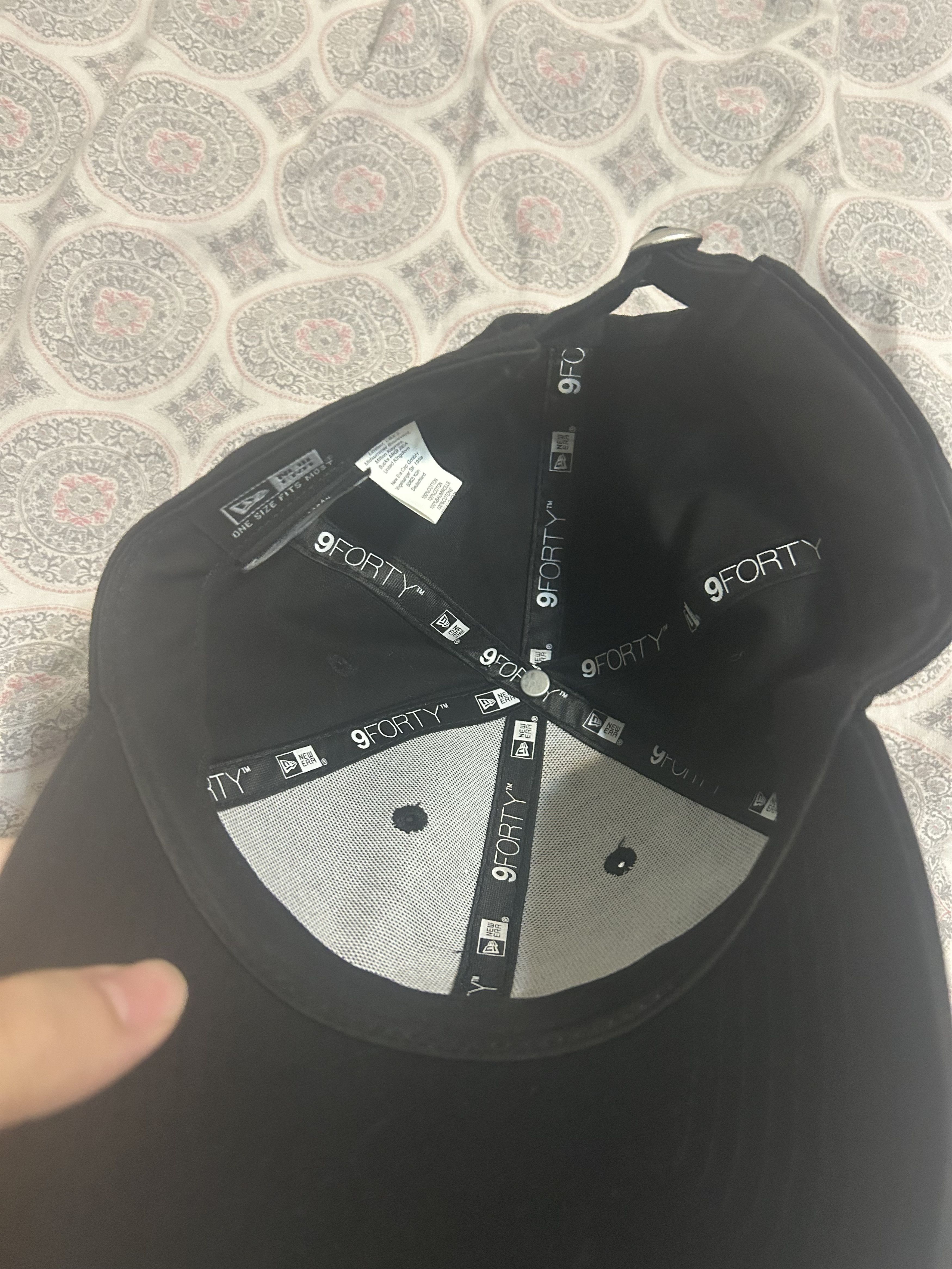 New Era New Era Blank Essentials 9FORTY Cap - Black Size ONE SIZE - 4 Thumbnail