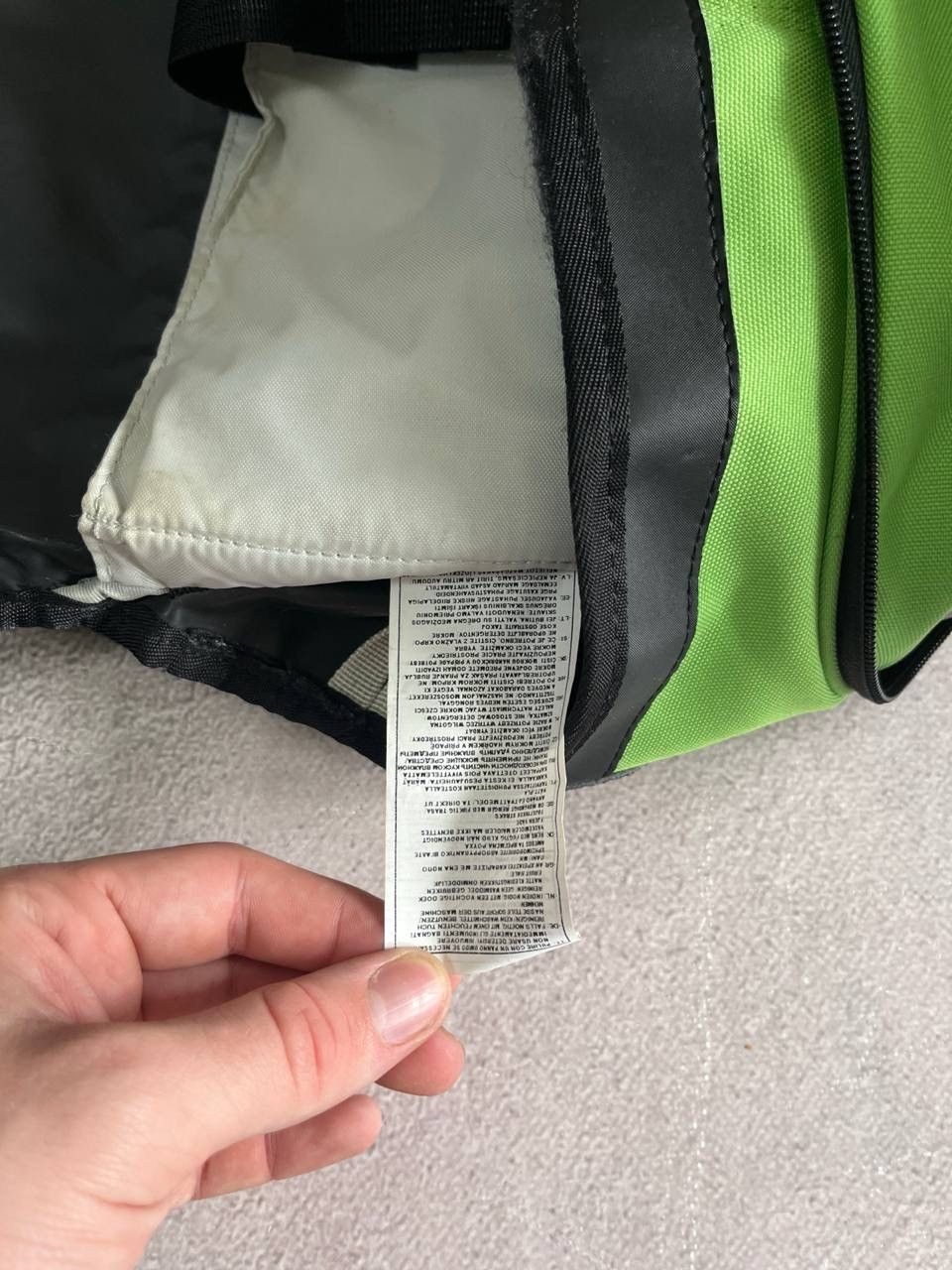 Nike × Vintage Nike y2k drill vintage avant garde distressed sling bag Size ONE SIZE - 11 Thumbnail