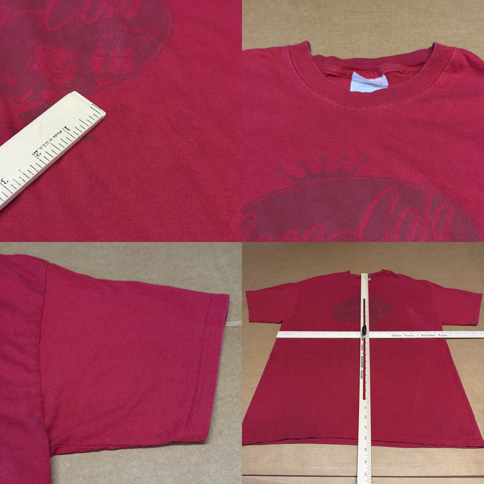 Hanes Coca-Cola Hanes Shirt Mens XL Red Heavyweight Graphic T-Shirt Soda Logo Drink Size US XL / EU 56 / 4 - 8 Thumbnail