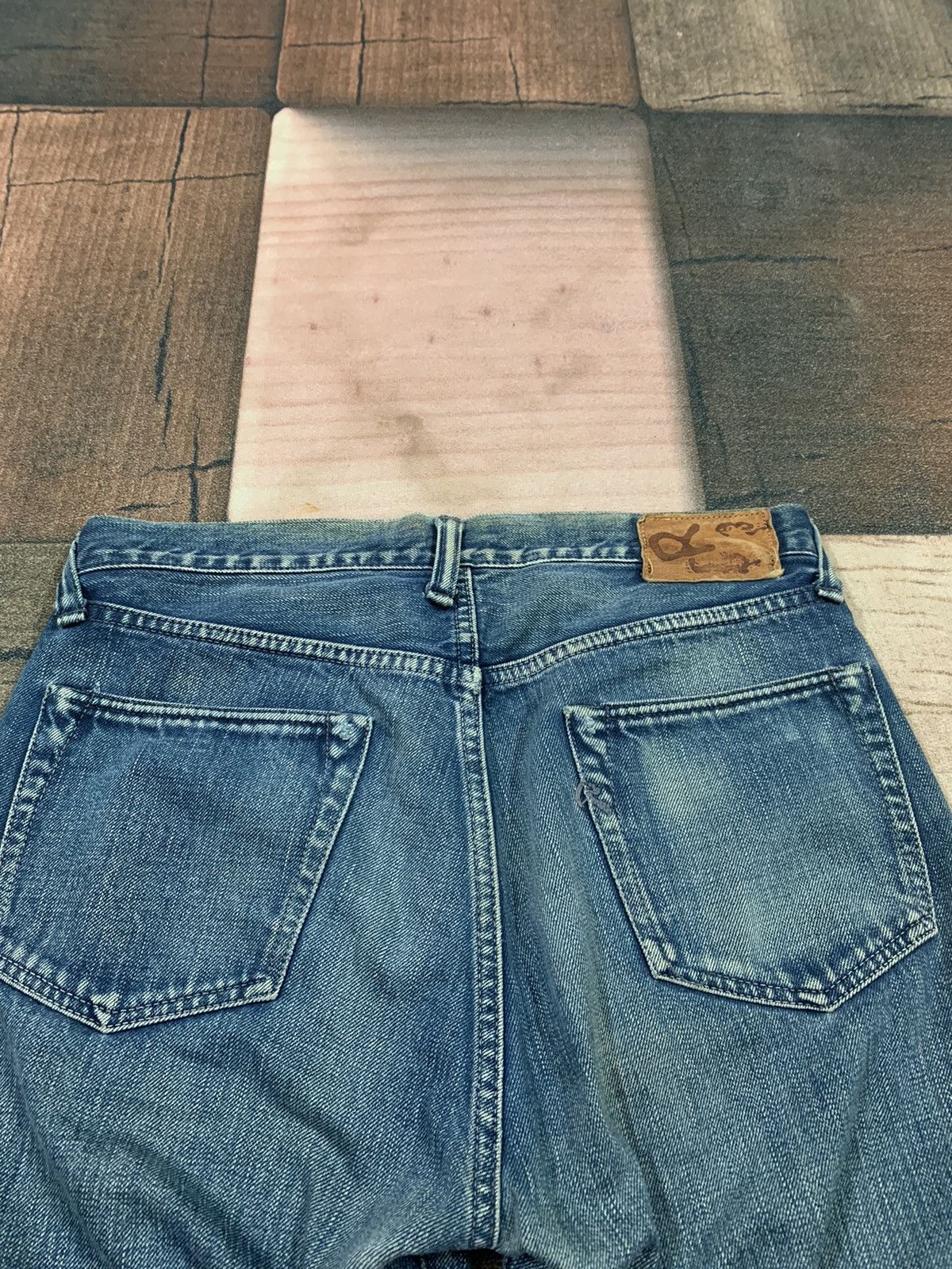 45rpm × Japanese Brand 🇯🇵RUSTY FADED selvedge ‘R’ by 45rpm vintage jeans Size US 30 / EU 46 - 14 Thumbnail