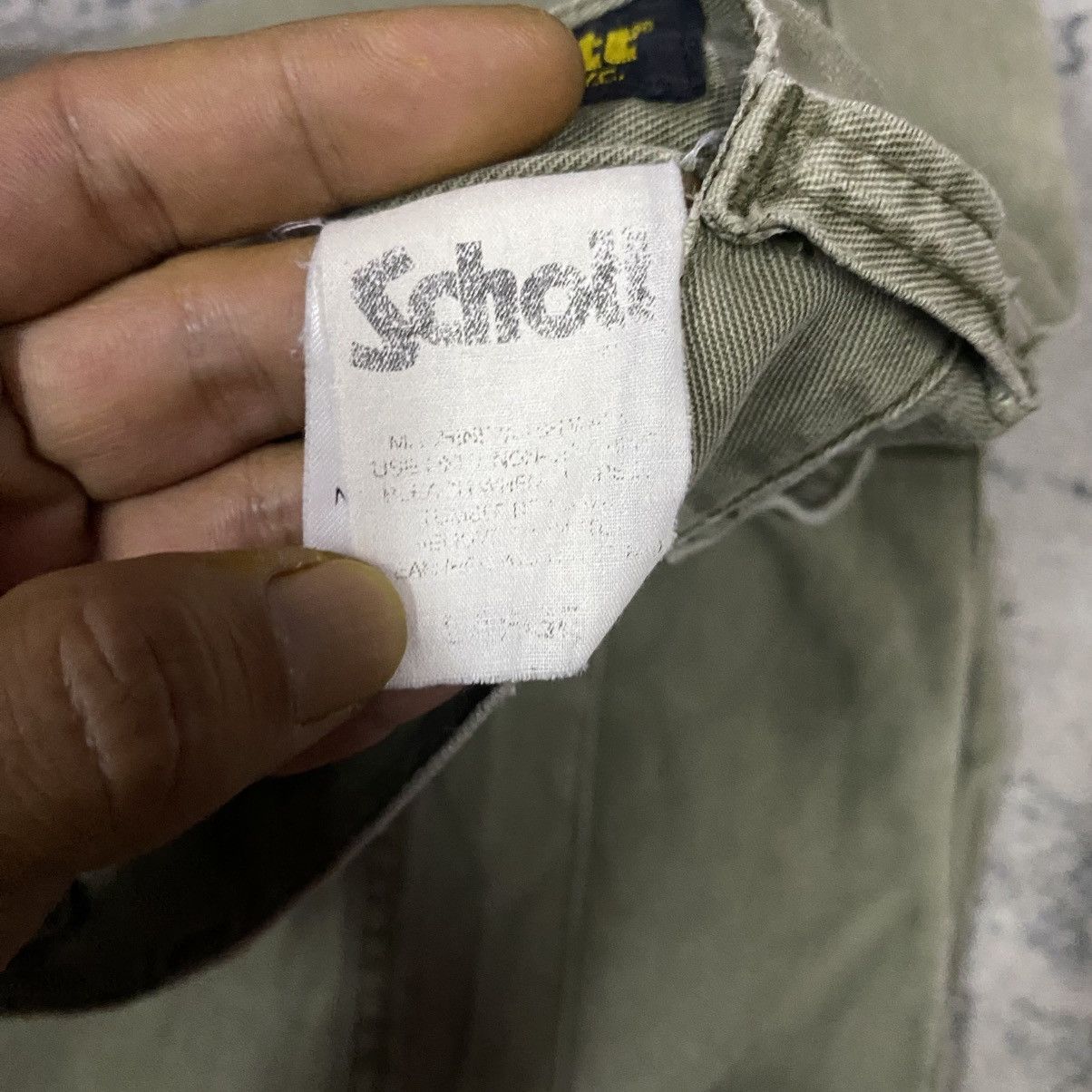 Schott Vtg Schott Utility Tactical Cargo Trousers Cotton Size US 31 - 7 Thumbnail