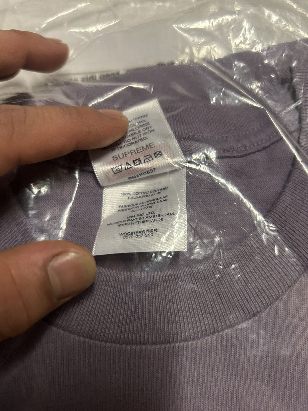 Supreme Supreme Snow White tee ds dusty purple sold out Size US S / EU 44-46 / 1 - 7 Thumbnail