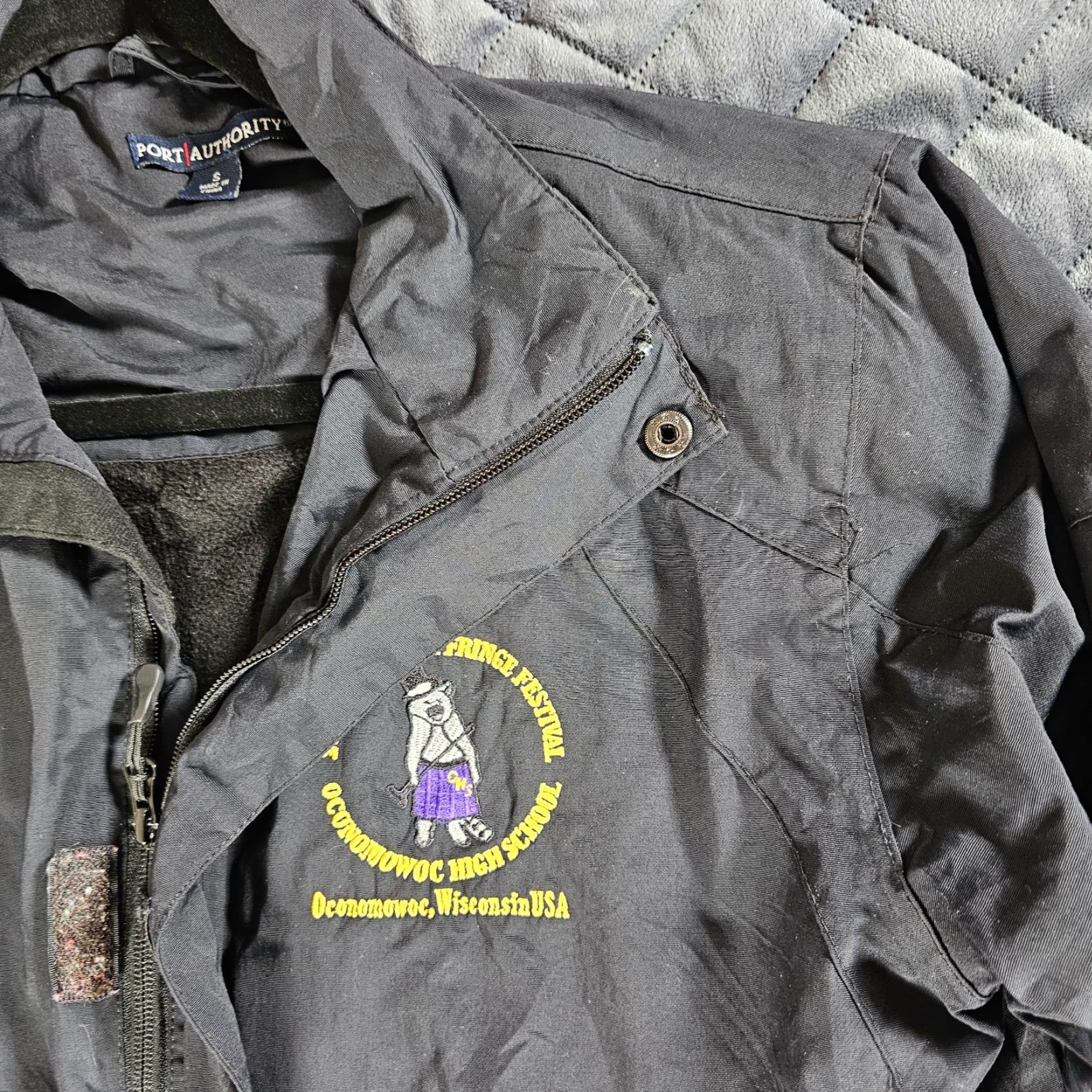 Port Authority Port Authority Jacket Soft Shell Black Full Zip High Neck Size S Pockets Men's Regular Size US S / EU 44-46 / 1 - 7 Thumbnail