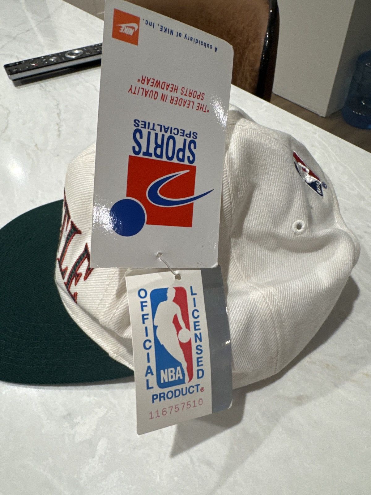 Sports Specialties Seattle Sonics Vintage NBA Cap Size ONE SIZE - 3 Thumbnail