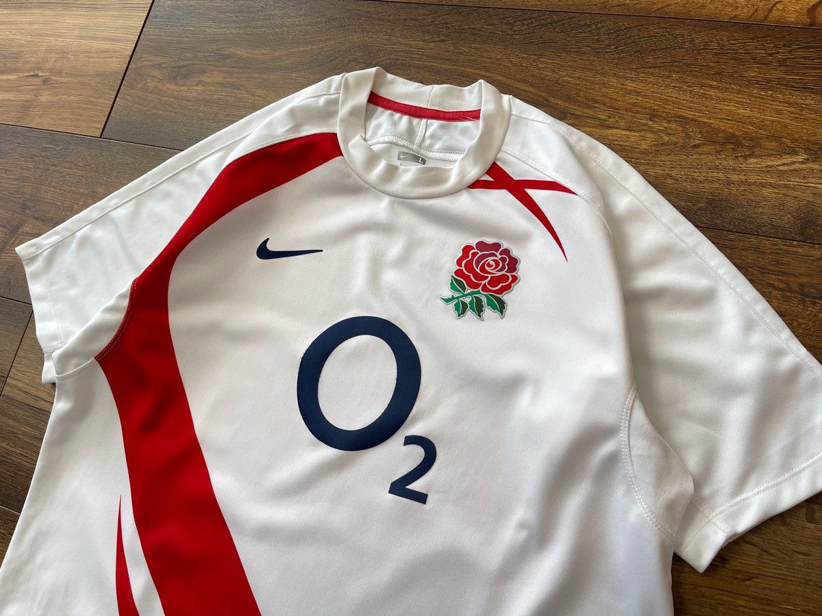 Other ENGLAND RUGBY UNION Home Shirt Jersey – NIKE 2007/2009 O2 L Size US L / EU 52-54 / 3 - 2 Thumbnail