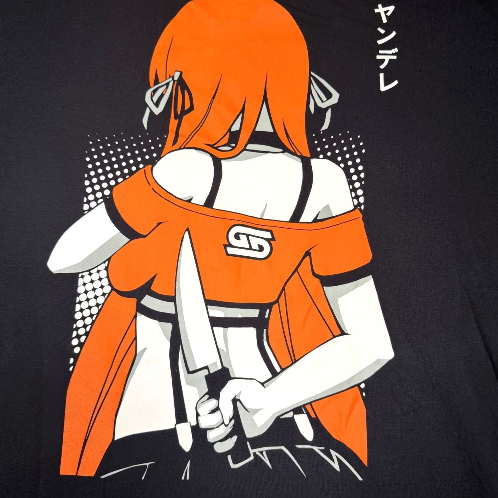 Vintage Gamer Supps Shirt Waifu Anime Girl Knife Men’s 4XL Size US XXL / EU 58 / 5 - 2 Thumbnail