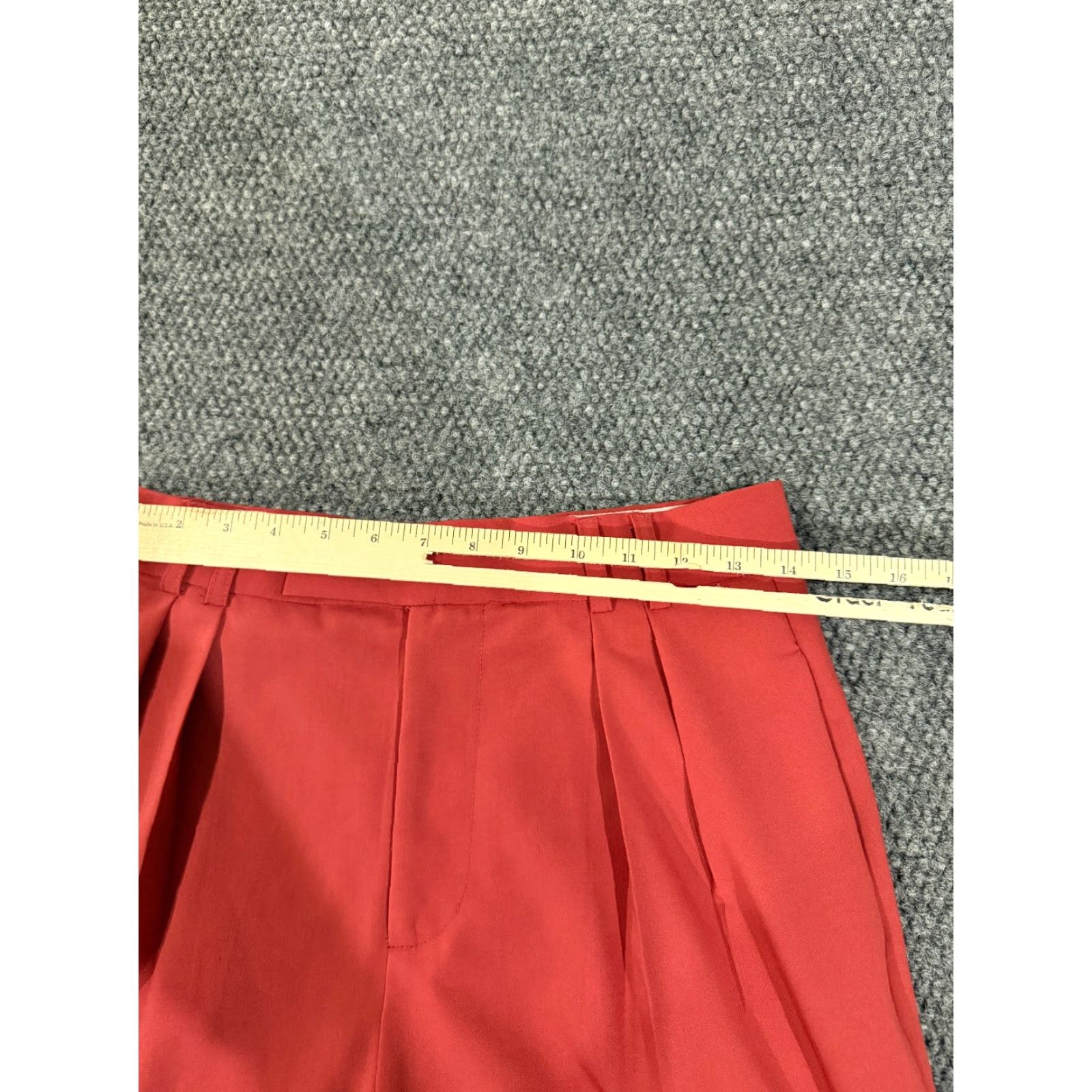 Zara Zara pants mens small red straight leg dress trousers career slacks 28x32 Size US 29 - 3 Thumbnail