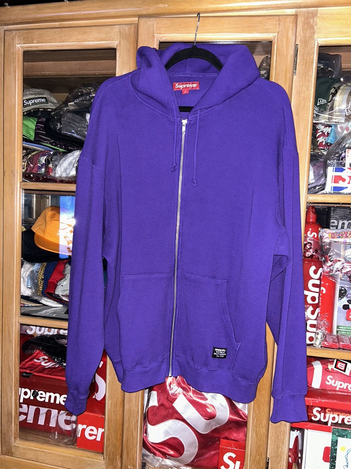 Supreme Supreme Hooded Zip Up Thermal Leopard Size Medium | Grailed