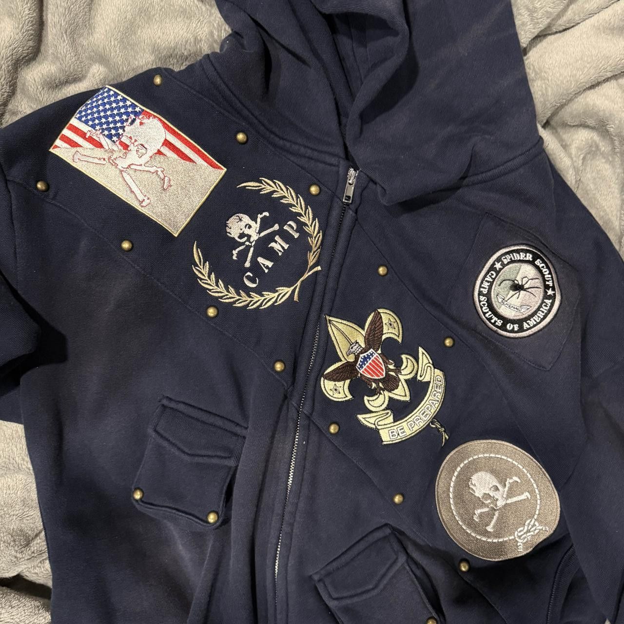 Other small instagram brand 4.camp cropped zipup hoodie Size US M / EU 48-50 / 2 - 3 Thumbnail