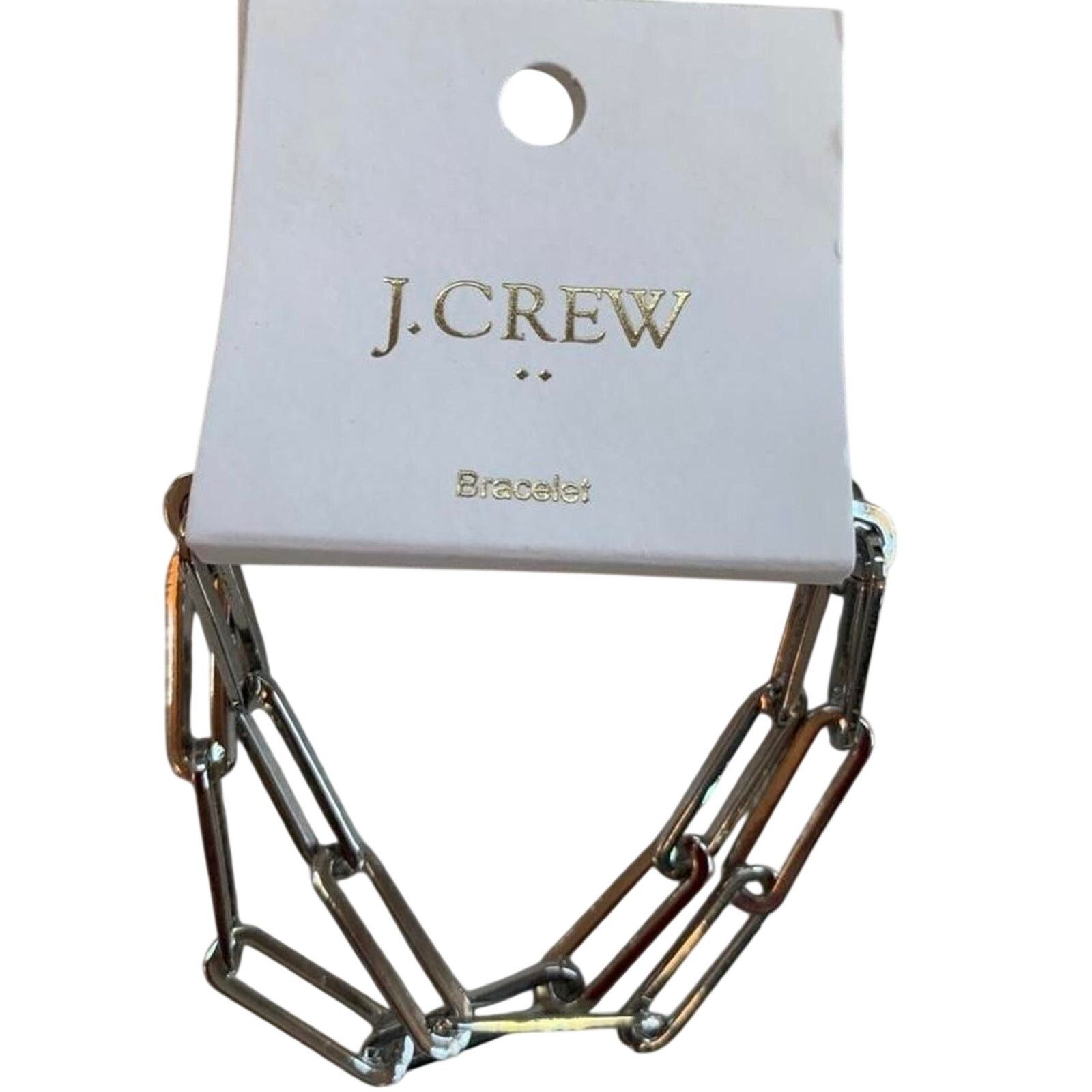 J.Crew New J.Crew Paper Clip Link Bracelet Size ONE SIZE - 5 Thumbnail