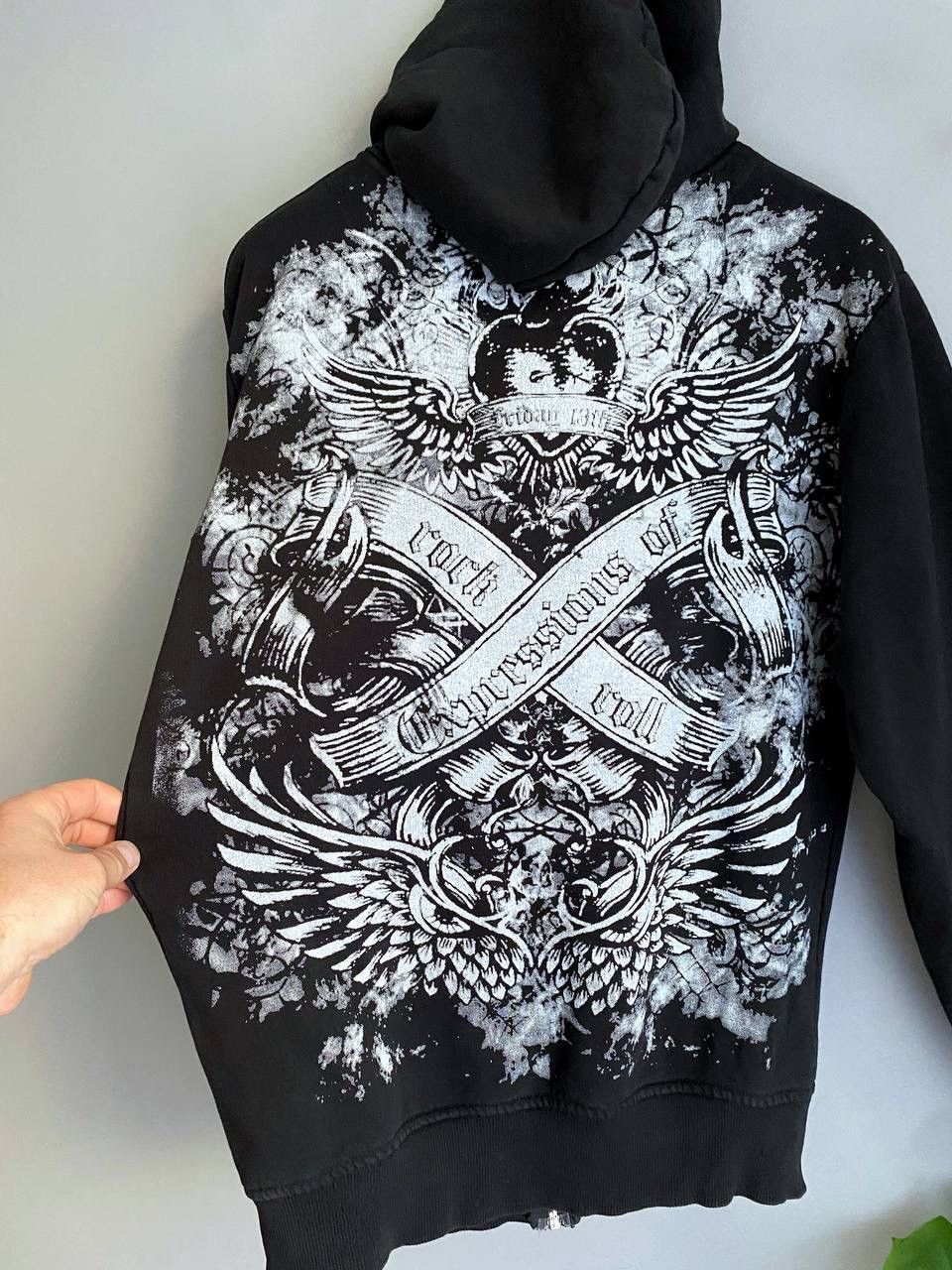 Vintage Vintage Fishbone Rock N Roll Graphic Print Y2K Zip Hoodie M Size US M / EU 48-50 / 2 - 5 Thumbnail