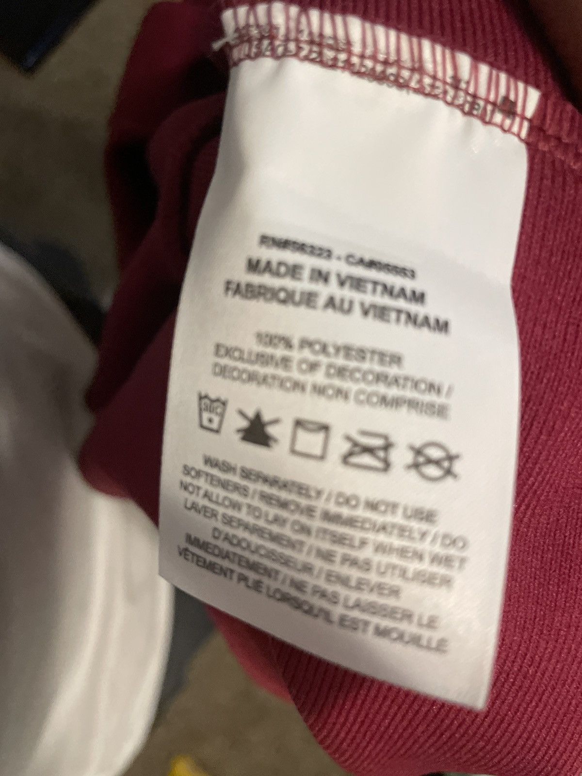 Nike Burgundy Nike Baseball Button Down Size US S / EU 44-46 / 1 - 5 Thumbnail