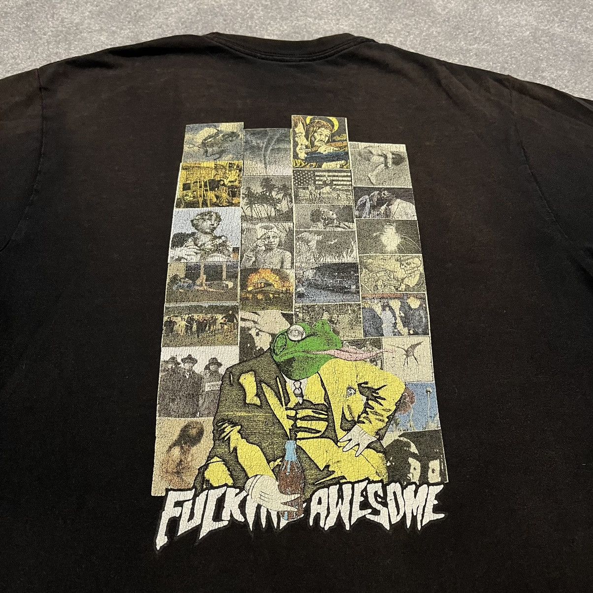 Fucking Awesome Fucking Awesome Frogman 2 S/S Tee Black Vintage Graphic Logo Size US M / EU 48-50 / 2 - 3 Thumbnail