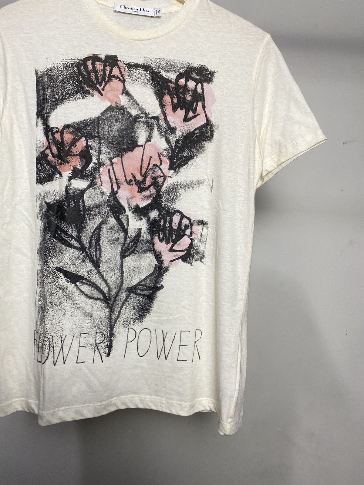 Dior SS18 Dior Feminist Flower Power Runway Tee Size US M / EU 48-50 / 2 - 3 Thumbnail