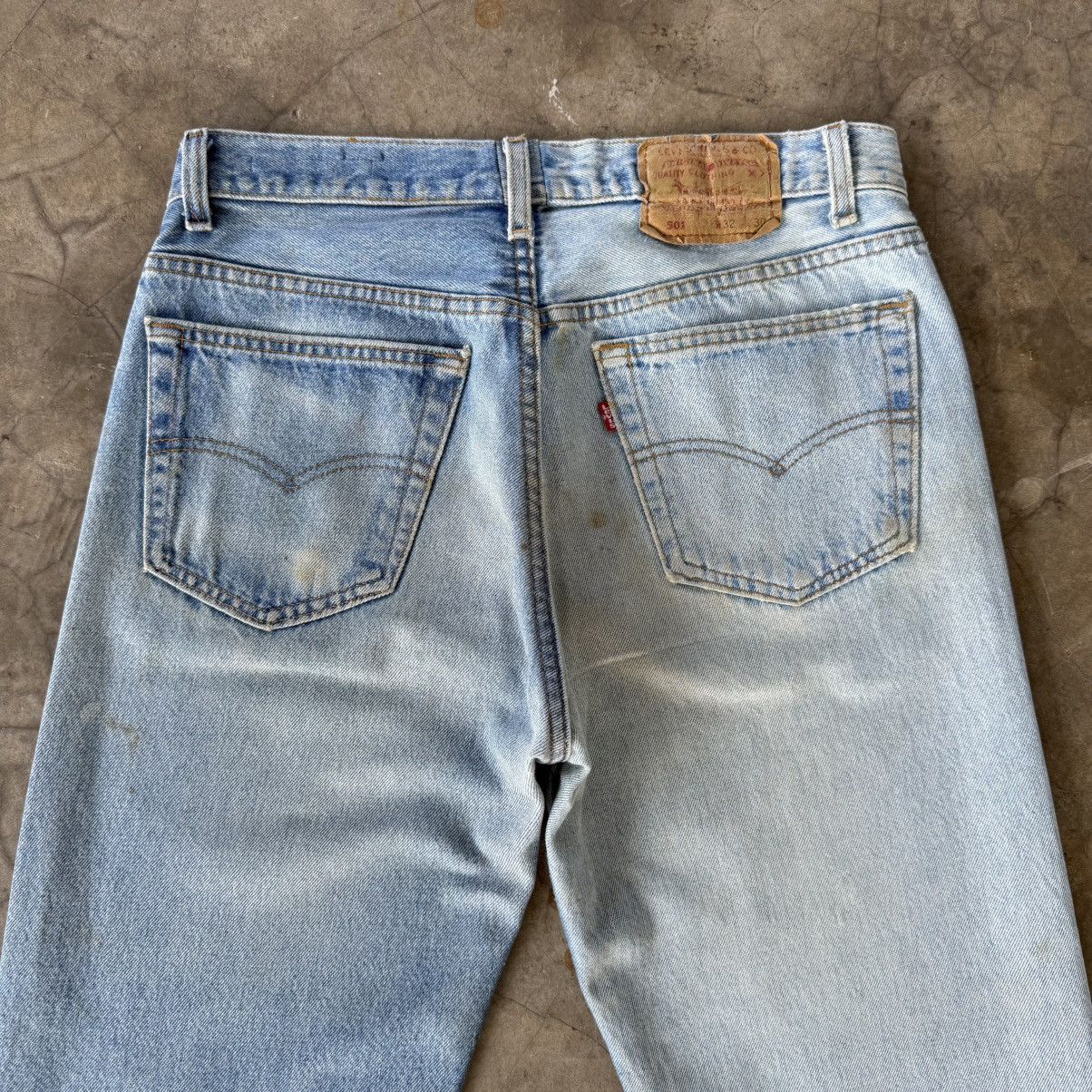 Levi's Vintage Clothing W32 Vintage Levi's 501 Faded Mud Washer Denim Jean Size US 32 / EU 48 - 11 Thumbnail