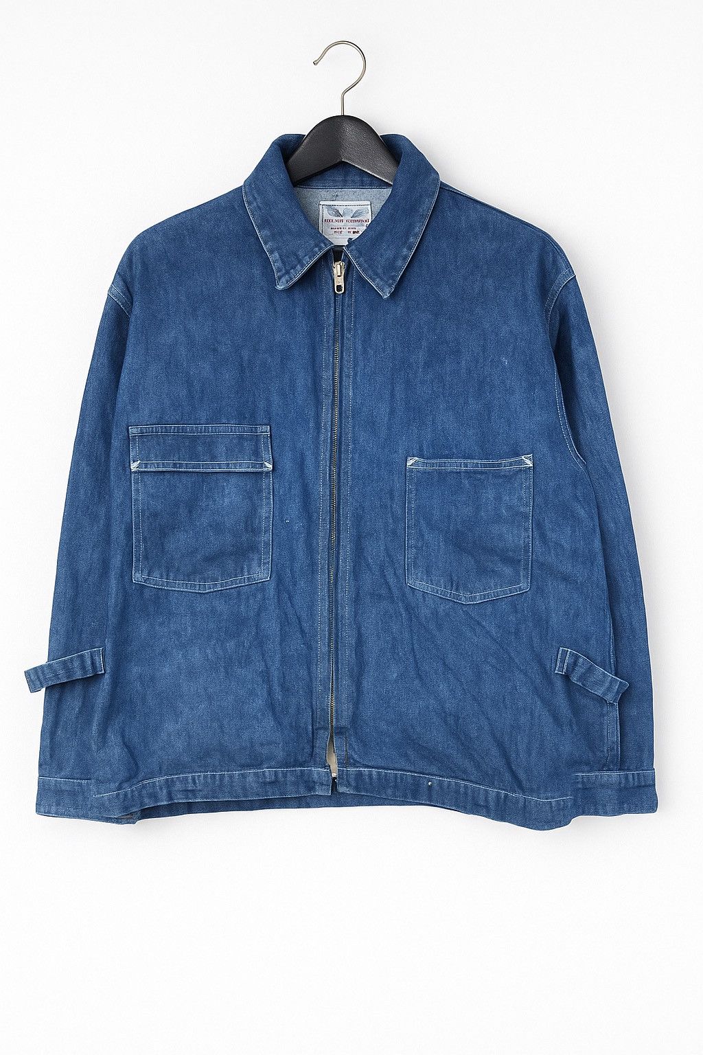 Japanese Brand Vintage Hostdiplo Denim Work Jacket Japanese Heritage Zip-Up Size US M / EU 48-50 / 2 - 1 Thumbnail